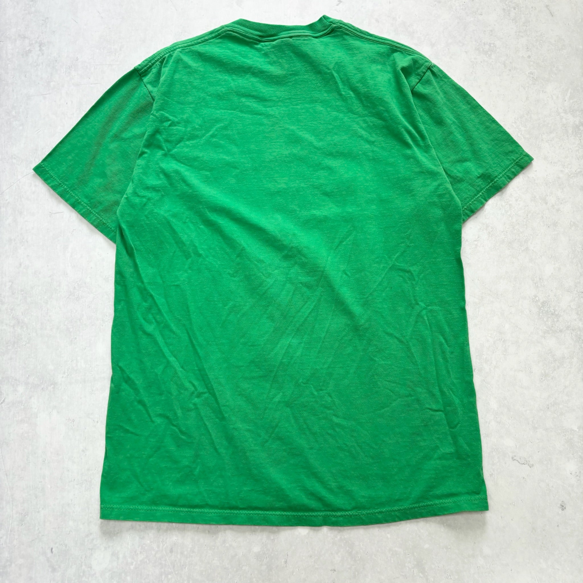 Vintage T Shirt Mens Medium Green Graphic Print 90s