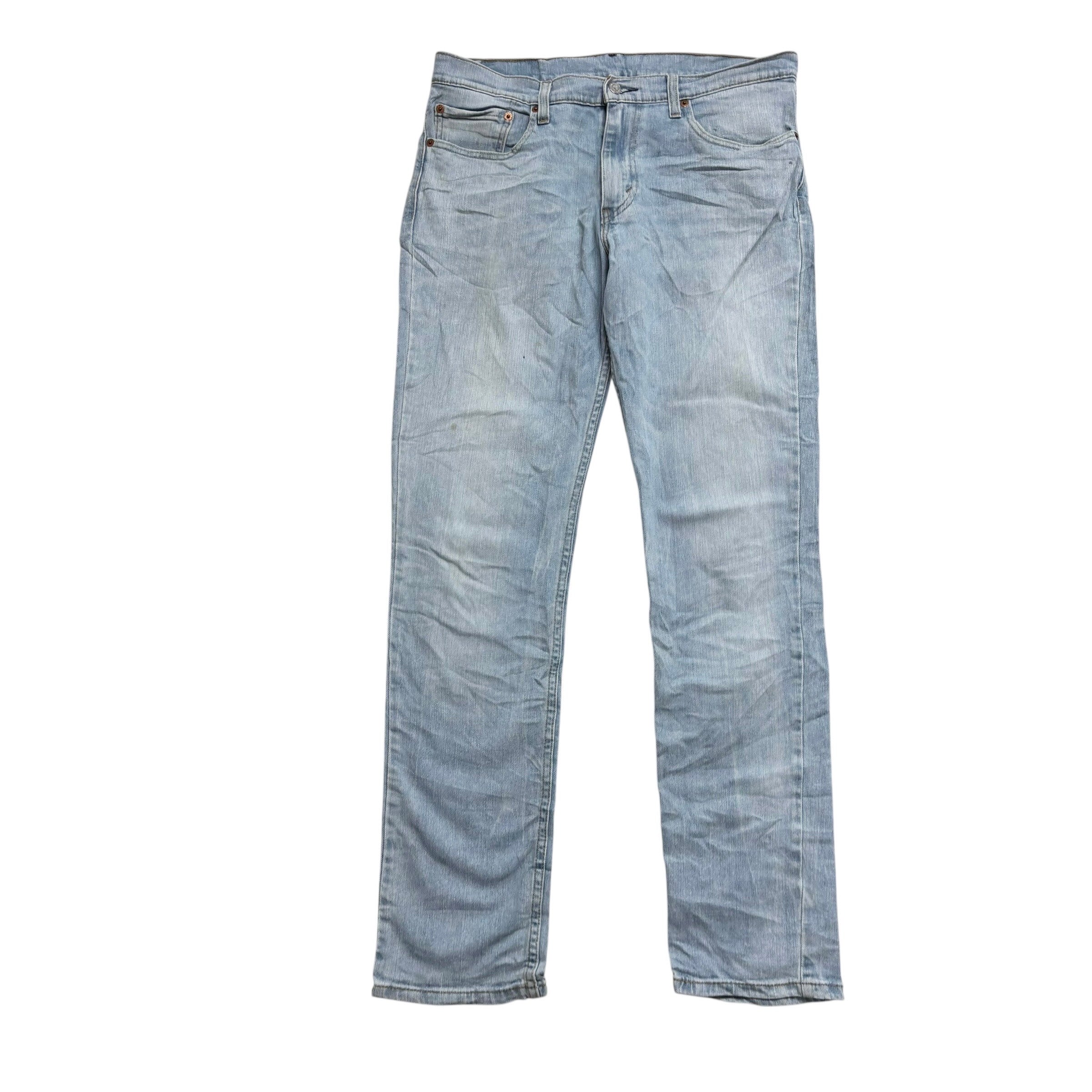 Levis 511 Jeans W33 L34 Mens Light Blue Slim Fit Stretch Denim