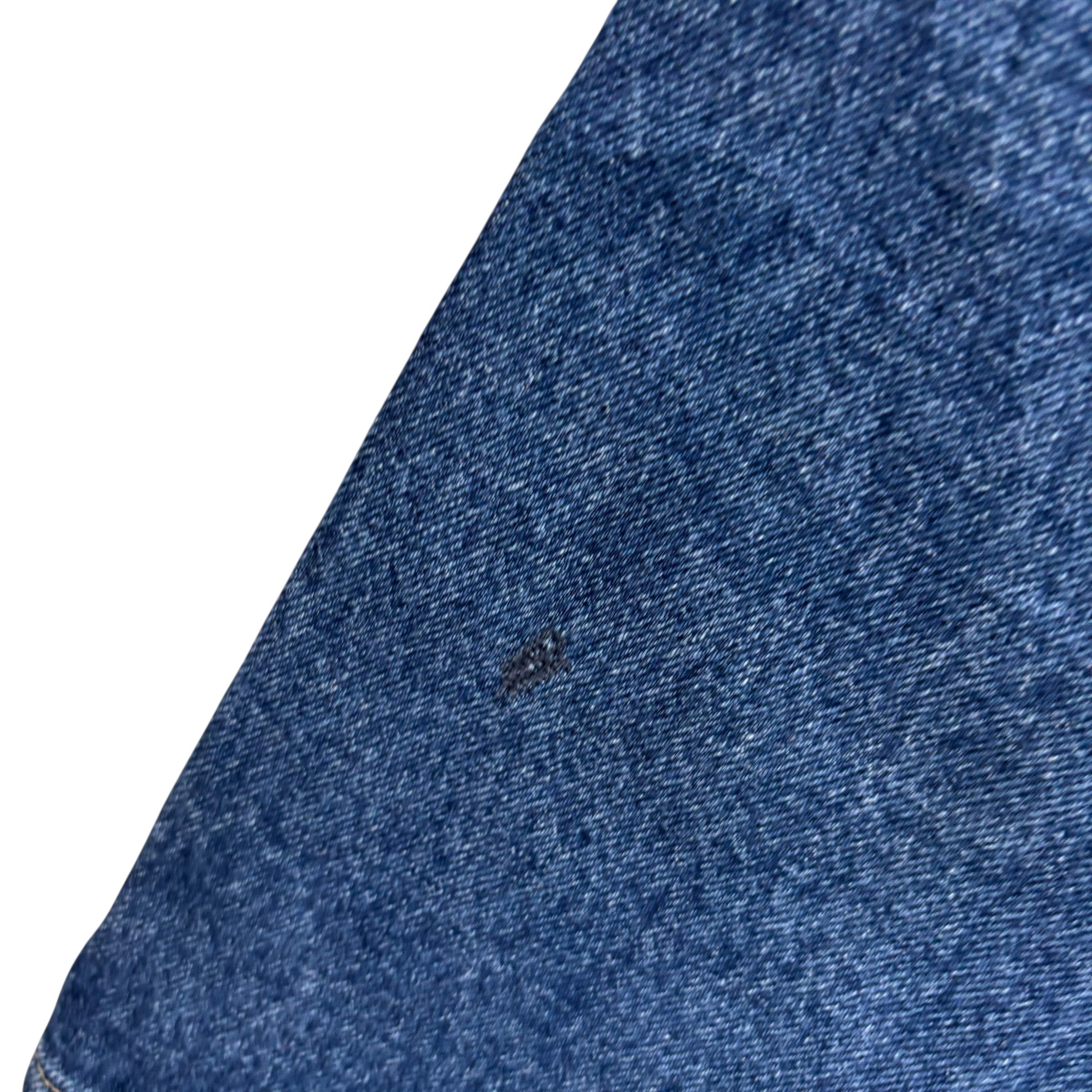 Wrangler Jeans W46 L30 Mens Mid Blue Relaxed Straight Fit Vintage Denim (E)