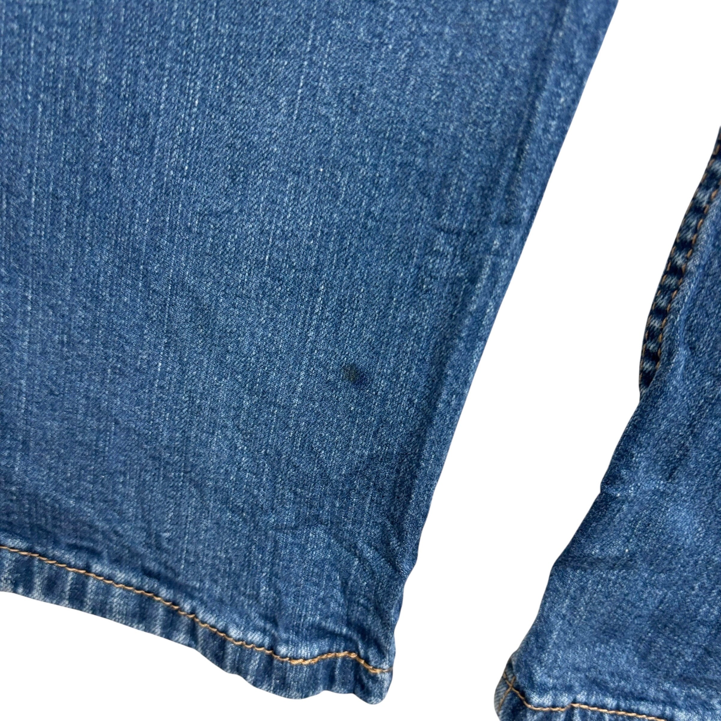 Levis 514 Jeans W34 L29 Mens Mid Blue Regular Straight Fit Stretch Denim