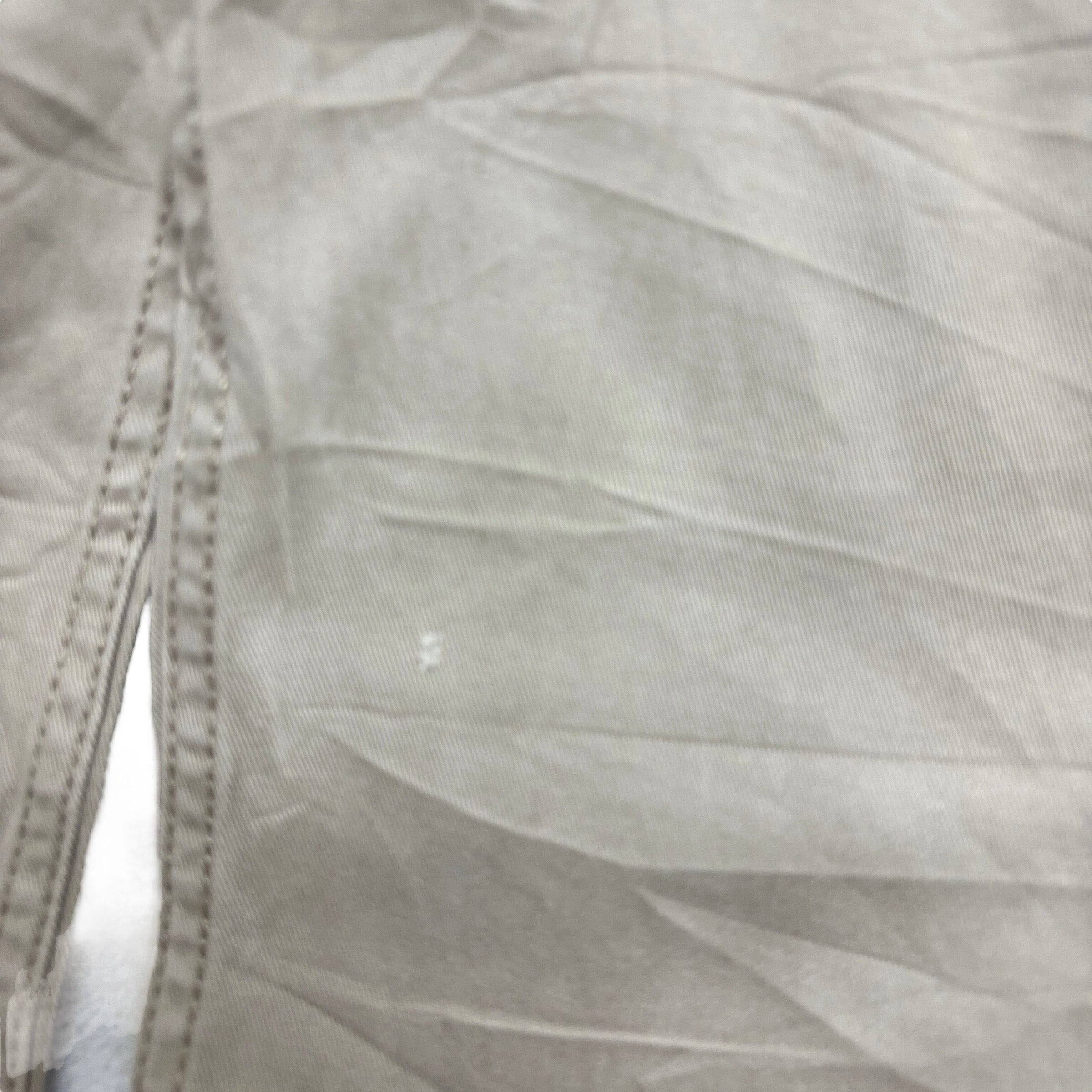 Levis 514 Trousers W34 L32 Mens Cream Regular Straight Fit Cotton Pants