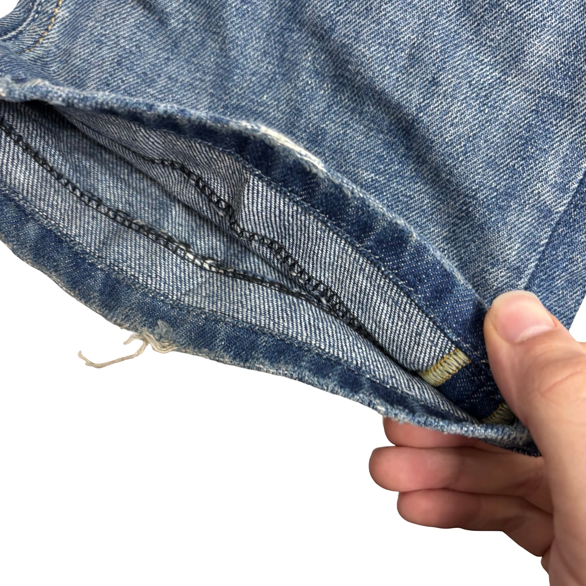 Diesel Larkee Jeans W34 L32 Mens Mid Blue Regular Straight Fit Denim