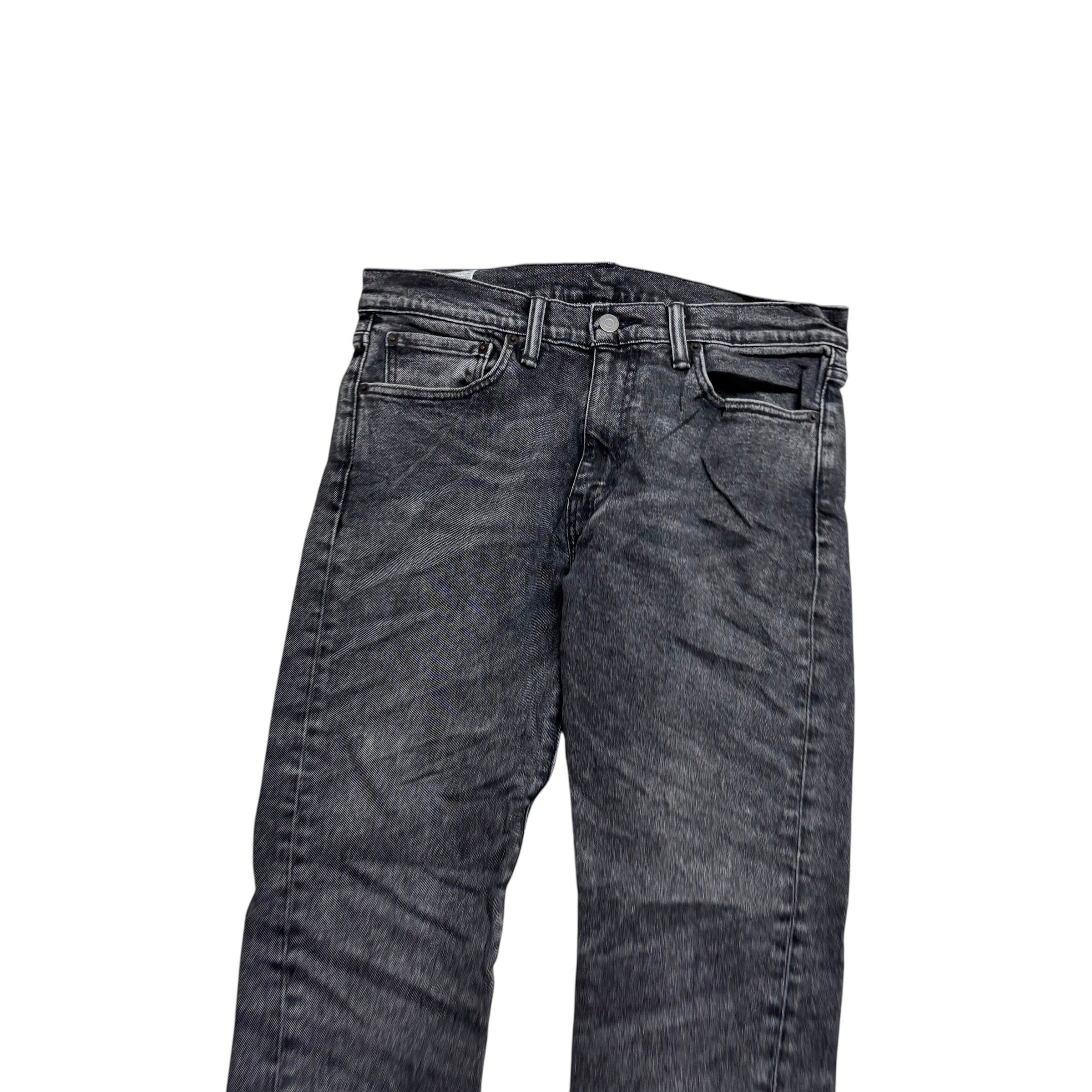 Levis 510 Jeans W32 L29 Mens Grey Skinny Fit Stretch Denim (E)