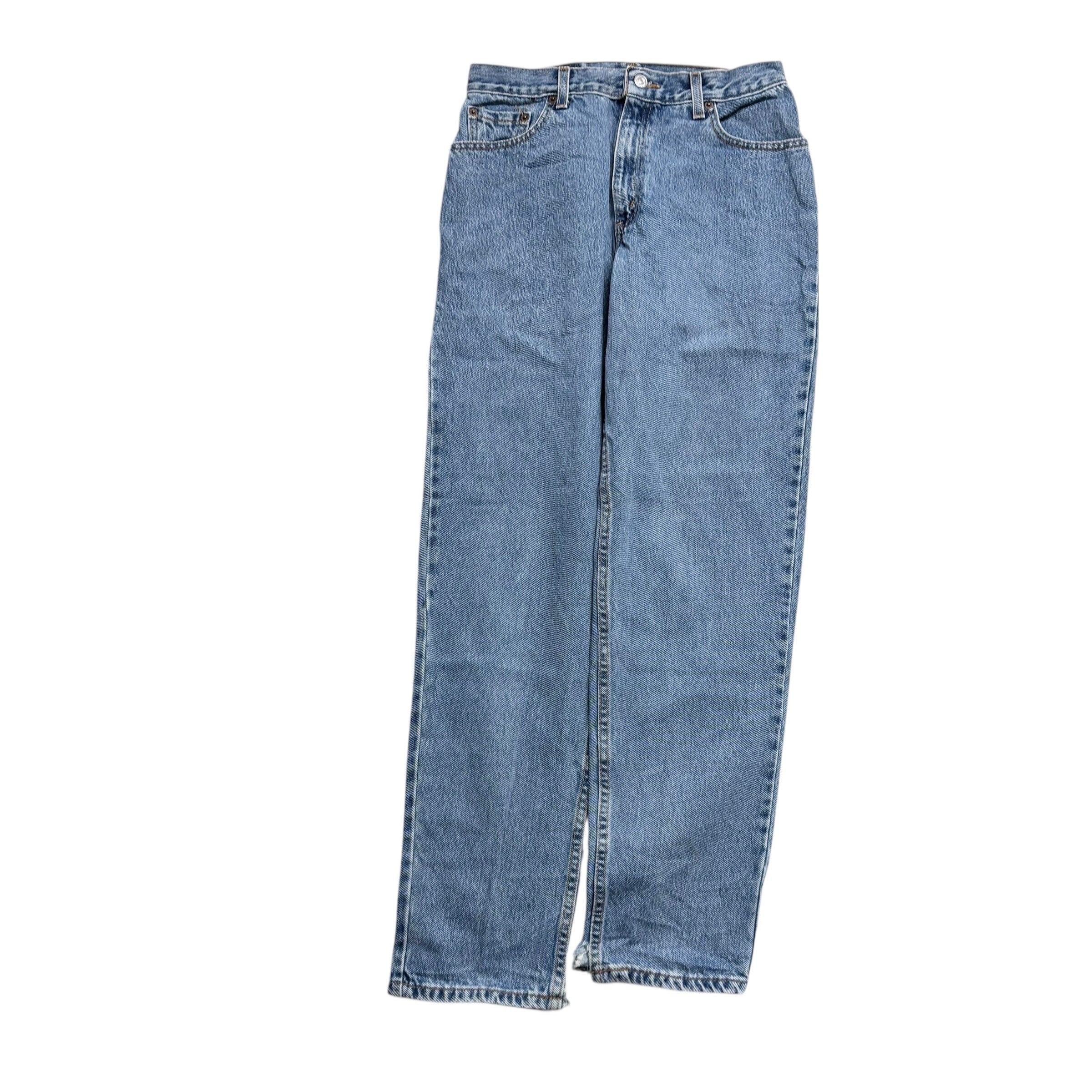 Levis 550 Jeans W28 L31 Womens Light Blue Relaxed Tapered Made In USA Vintage (F)