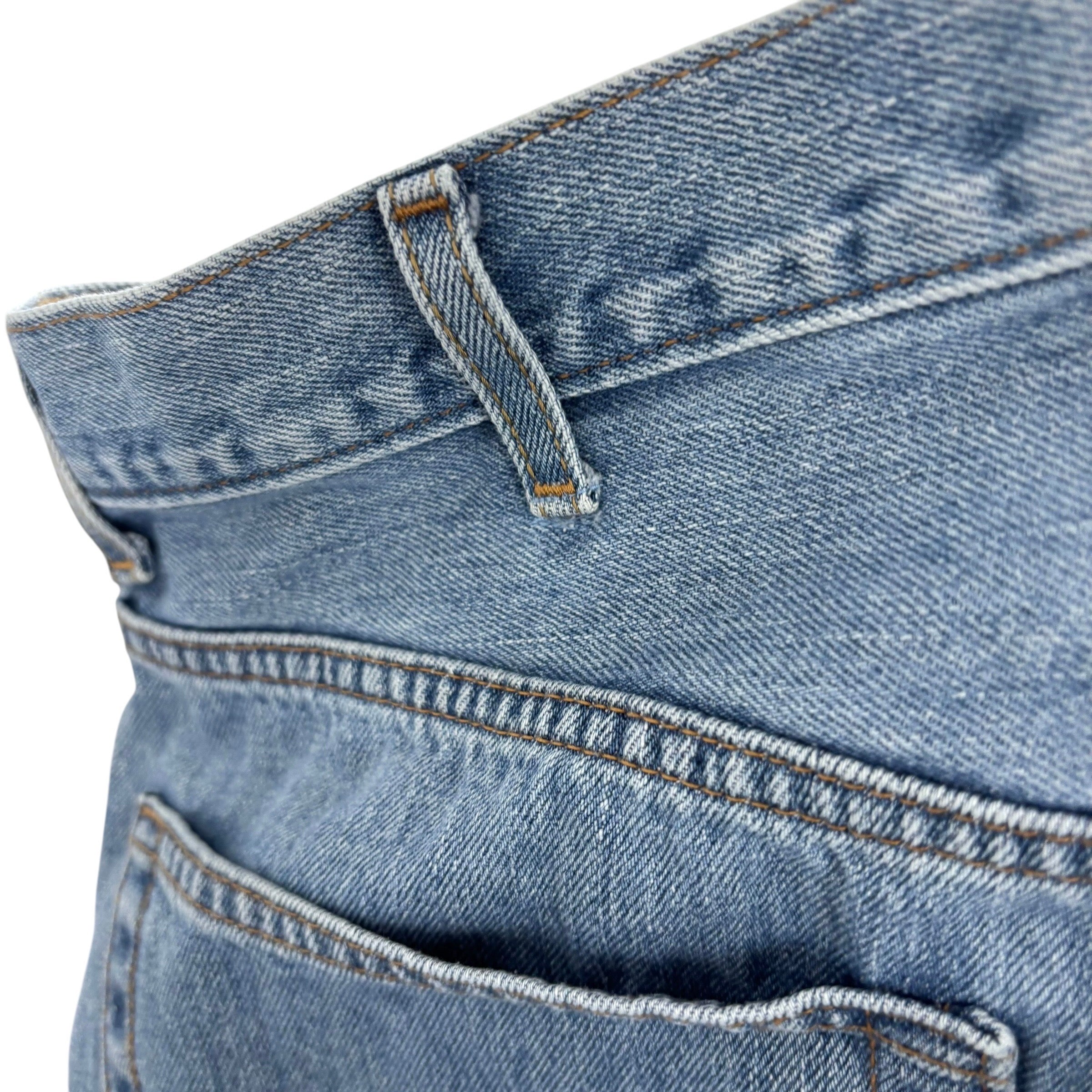Levis 505 Jeans W38 L29 Mens Light Blue Regular Straight Fit Vintage Denim