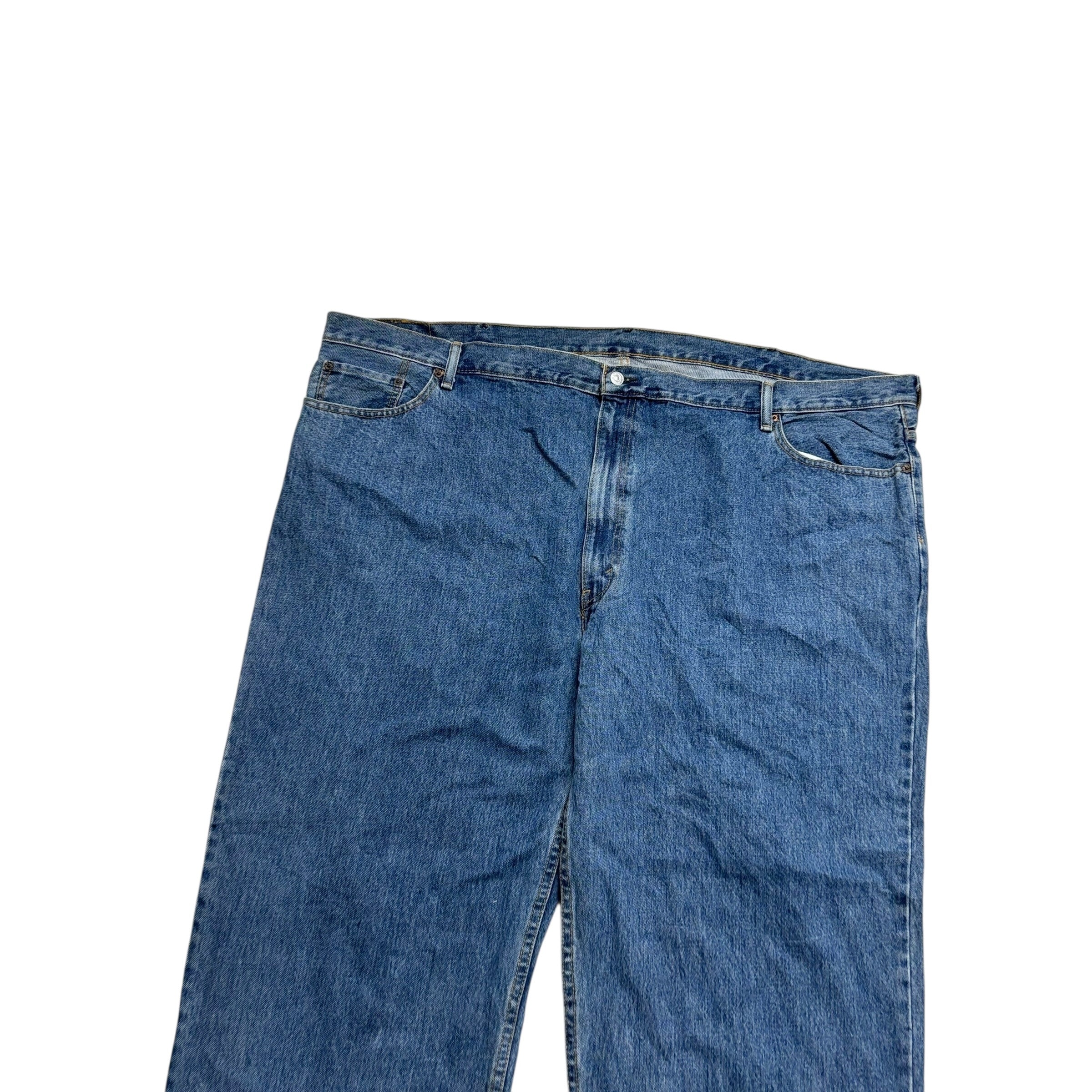 Levis 550 Jeans W54 L29 Mens Mid Blue Baggy Relaxed Straight Fit Denim (E)