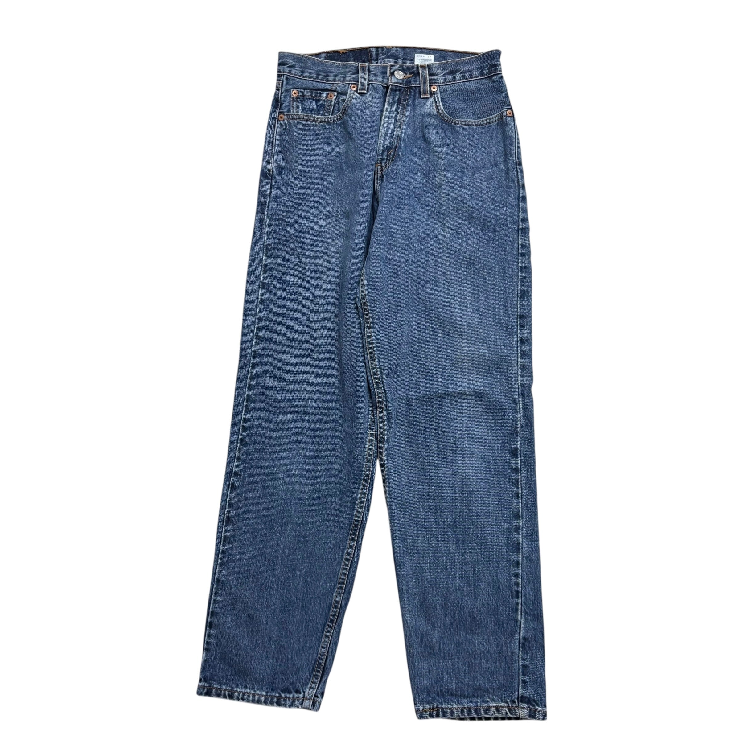 Levis 560 Jeans W28 L29 Womens Mid Blue Relaxed Tapered USA Made Vintage