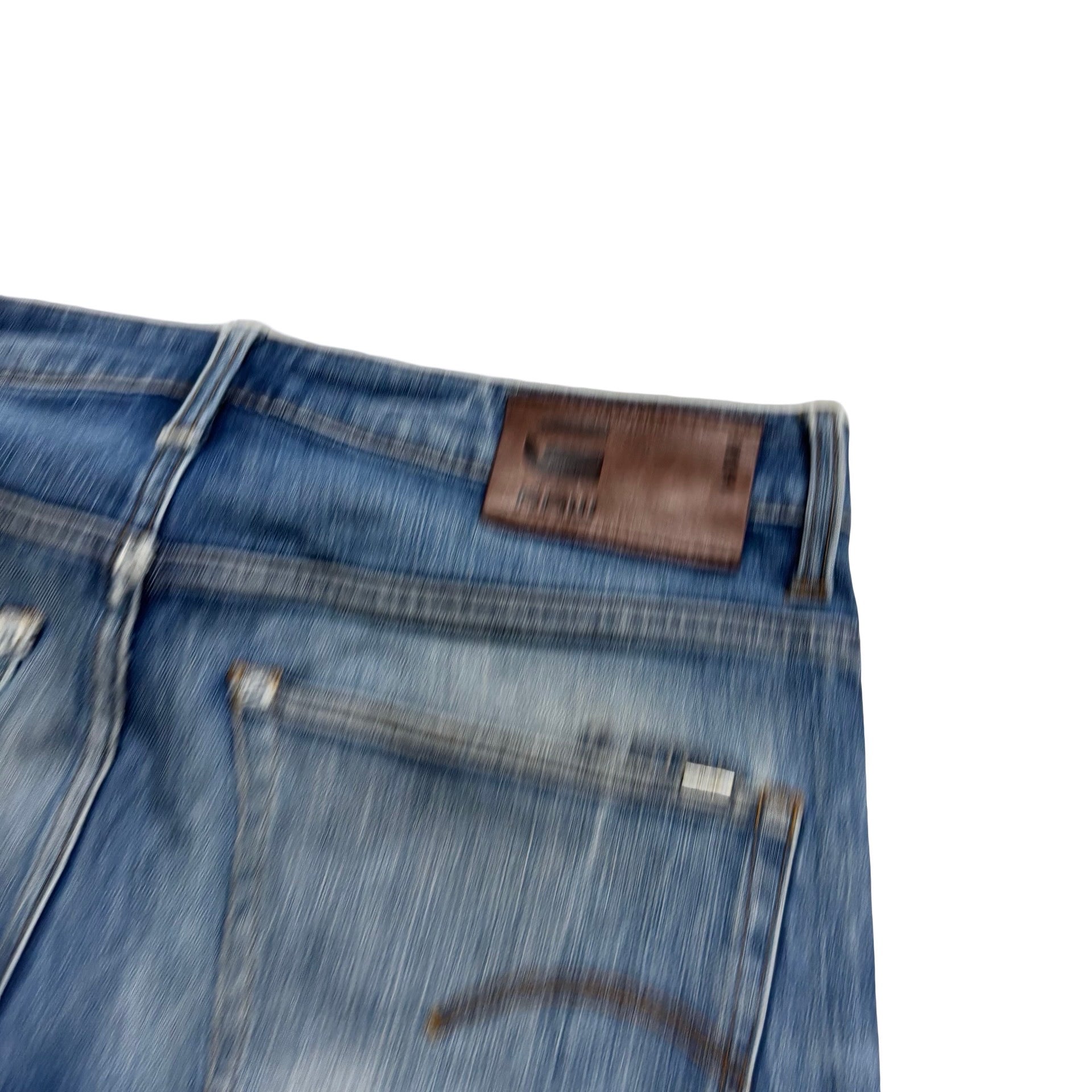 G Star Raw 3301 Slim Fit Jeans W31 L34 Mens Mid Blue Stretch Denim