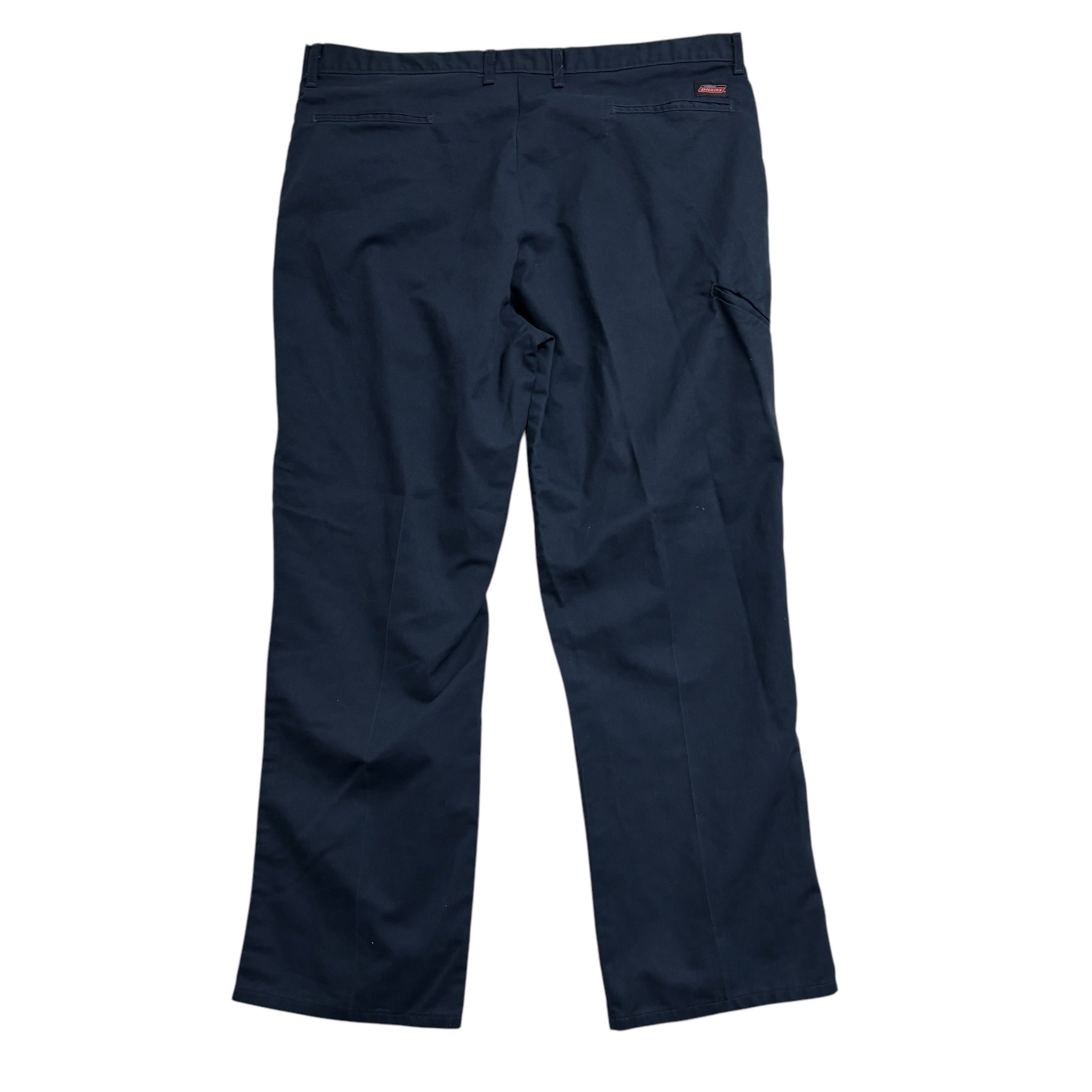 Dickies Trousers W42 L32 Mens Blue Pants Relaxed Straight Fit Workwear