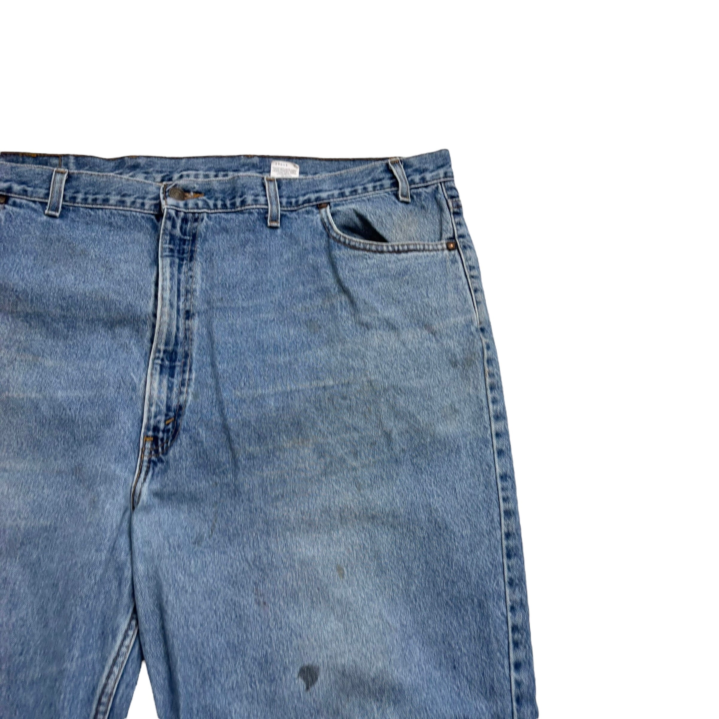 Levis 540 Jeans W46 L30 Mens Light Blue Relaxed Tapered Fit Vintage Denim (F)