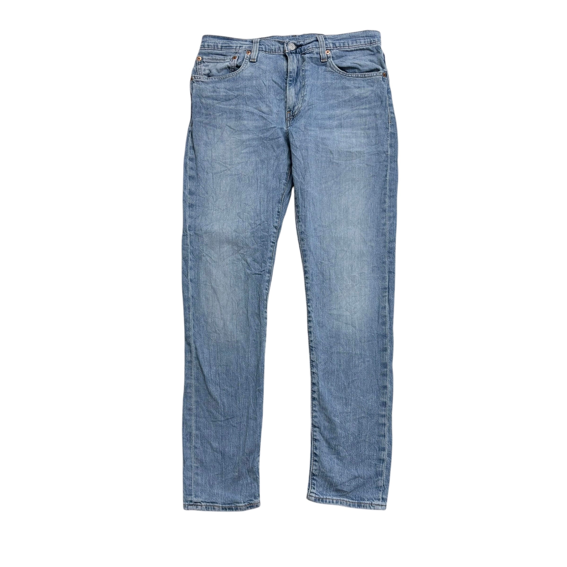 Levis 512 Jeans W31 L32 Mens Light Blue Slim Taper Fit Stretch Premium Denim (E)