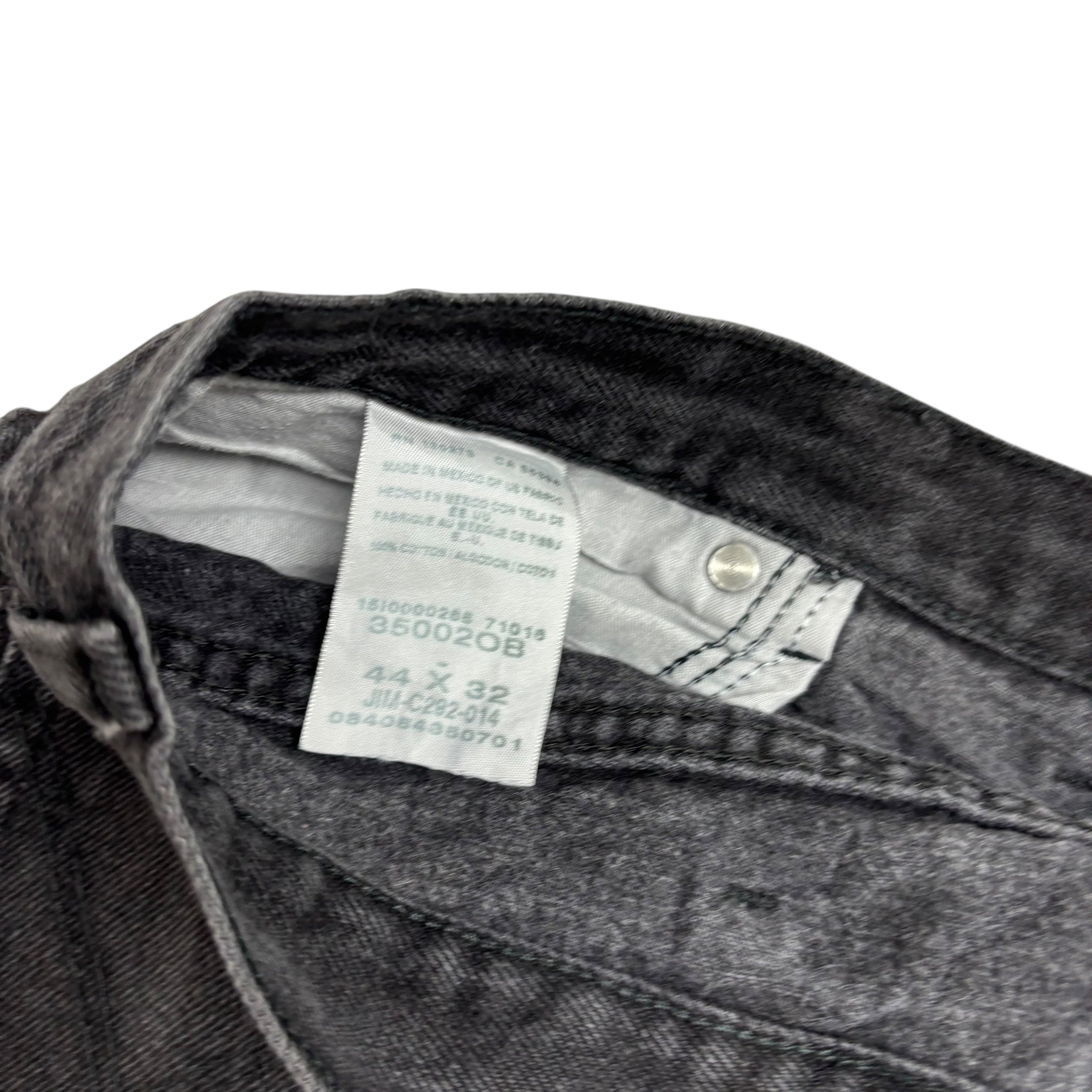 Wrangler Jeans W42 L27 Mens Black Relaxed Straight Fit Vintage Denim