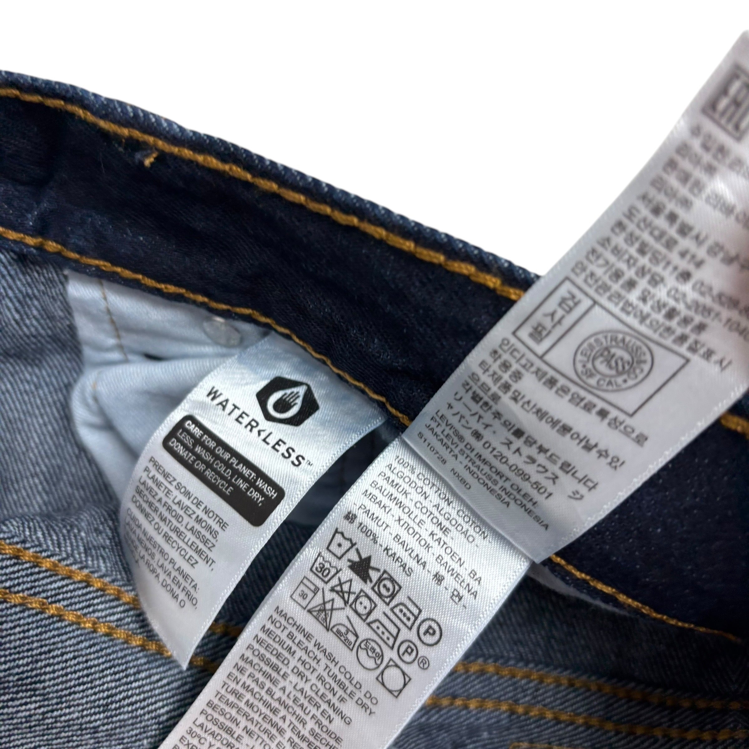 Levis 517 Jeans W36 L32 Mens Dark Blue Regular Bootcut Fit Denim (E)