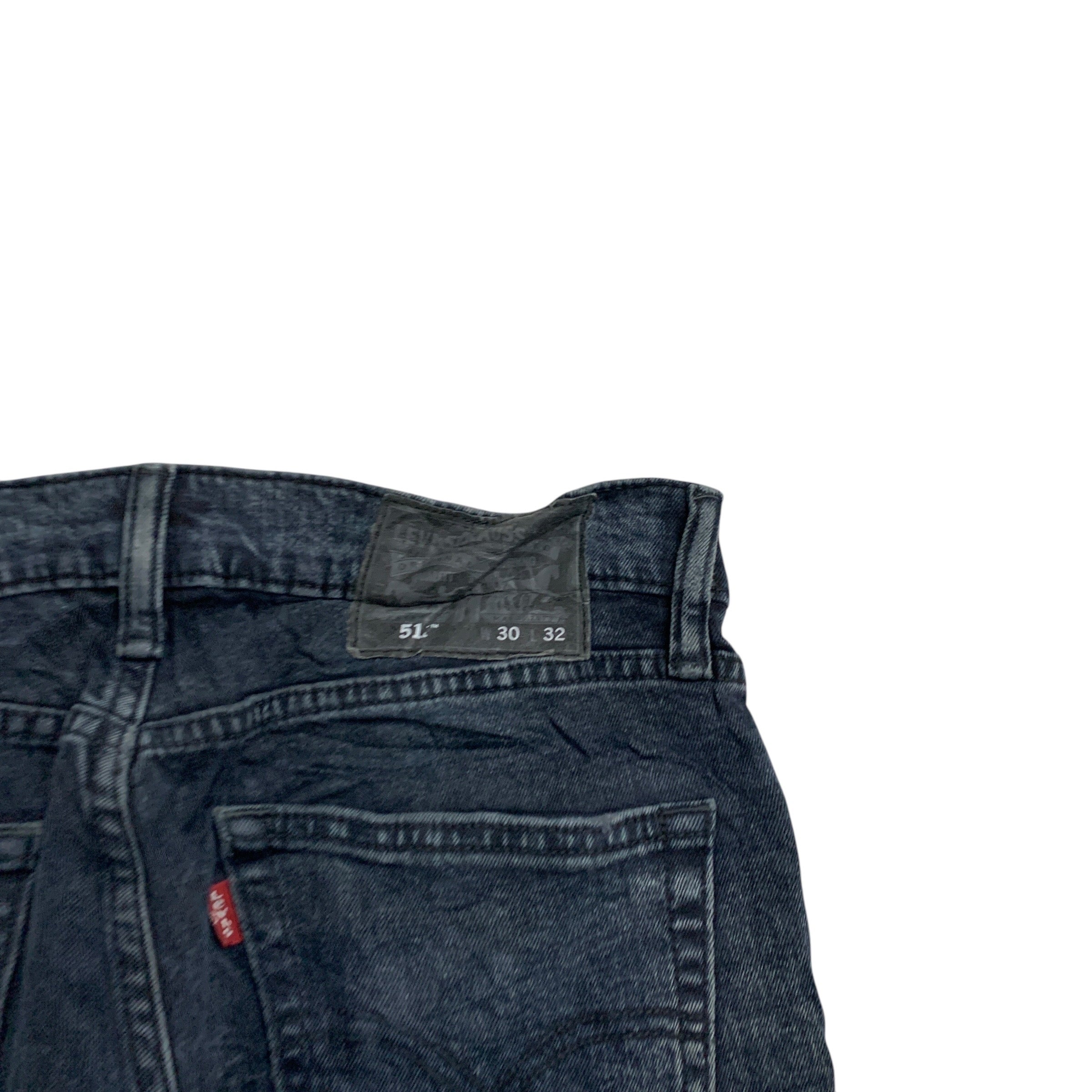 Levis 511 Jeans W30 L32 Mens Navy Blue Slim Fit Stretch Denim (E)