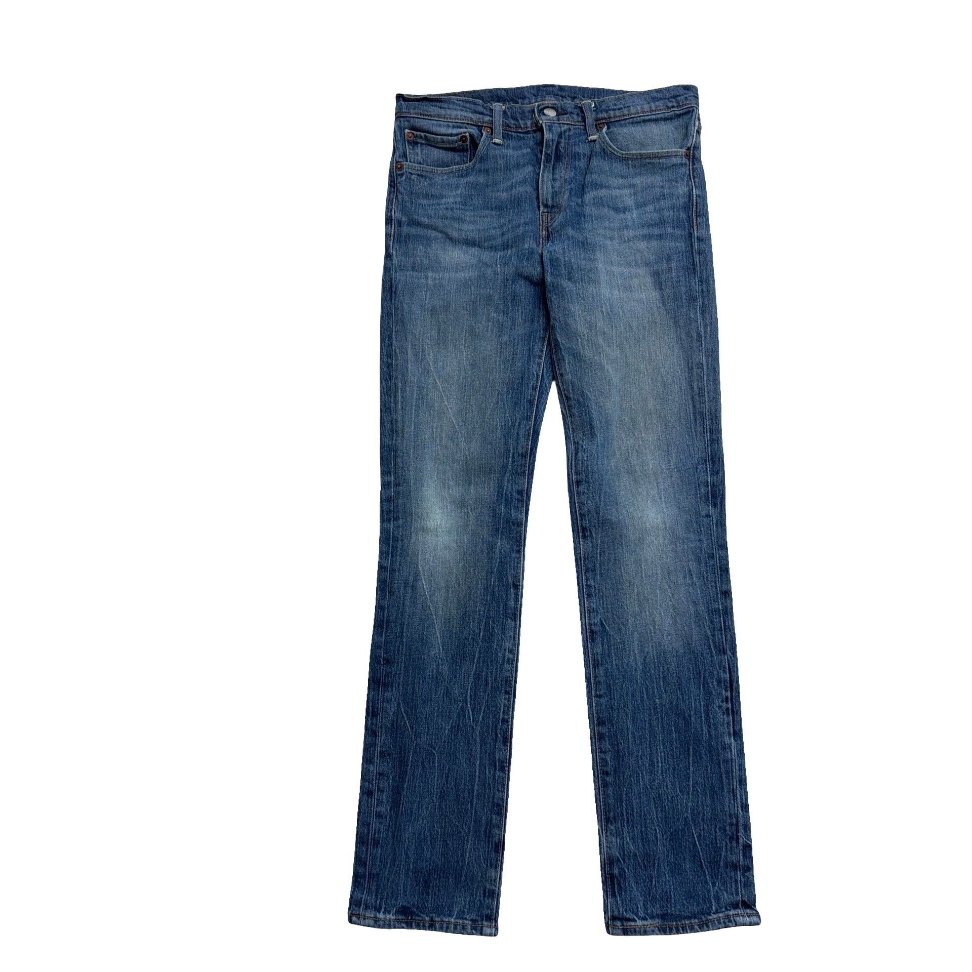 Levis 511 Jeans W30 L32 Mens Mid Blue Slim Fit Stretch Denim