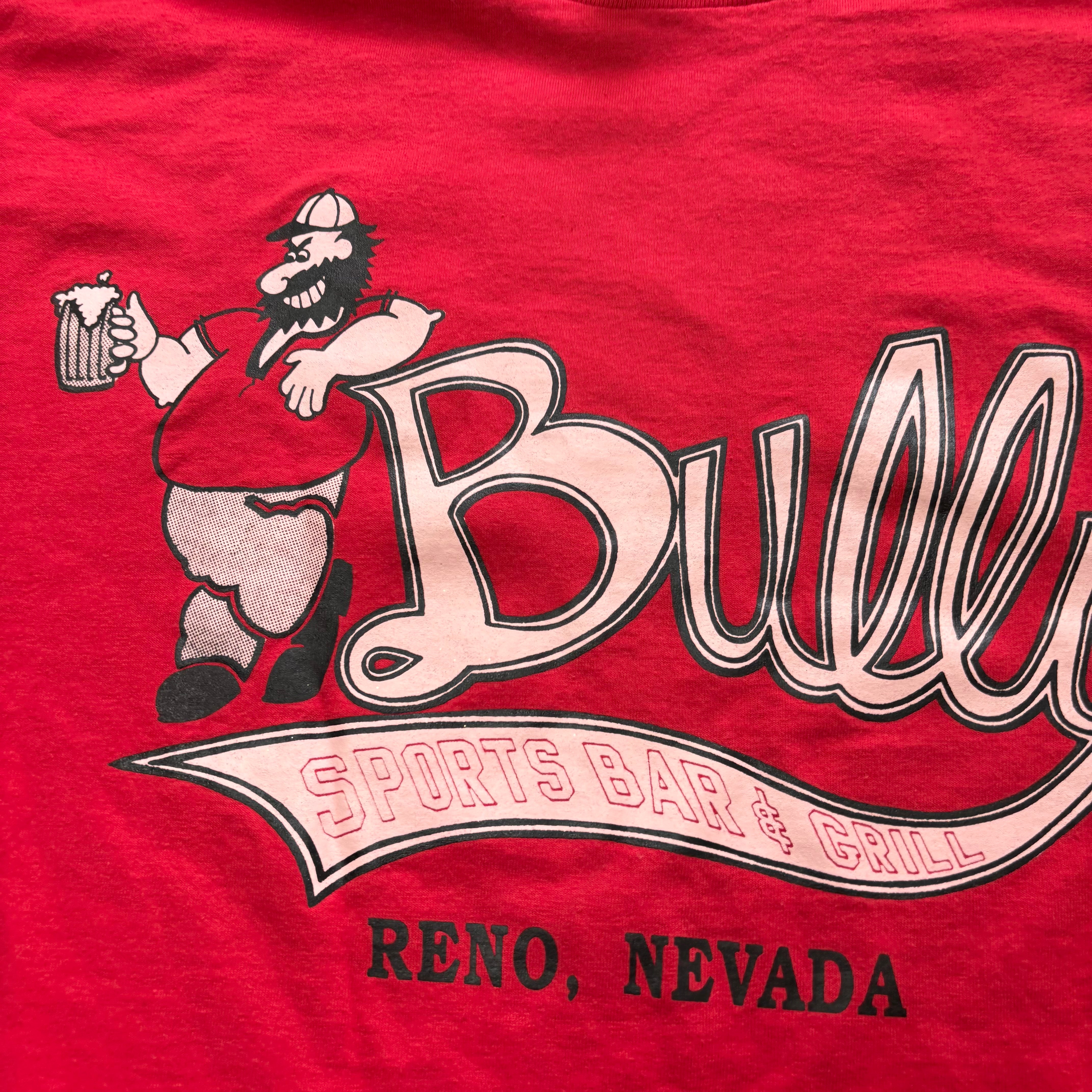 Vintage T Shirt Mens XXL Red Single Stitch Graphic Print 90s USA