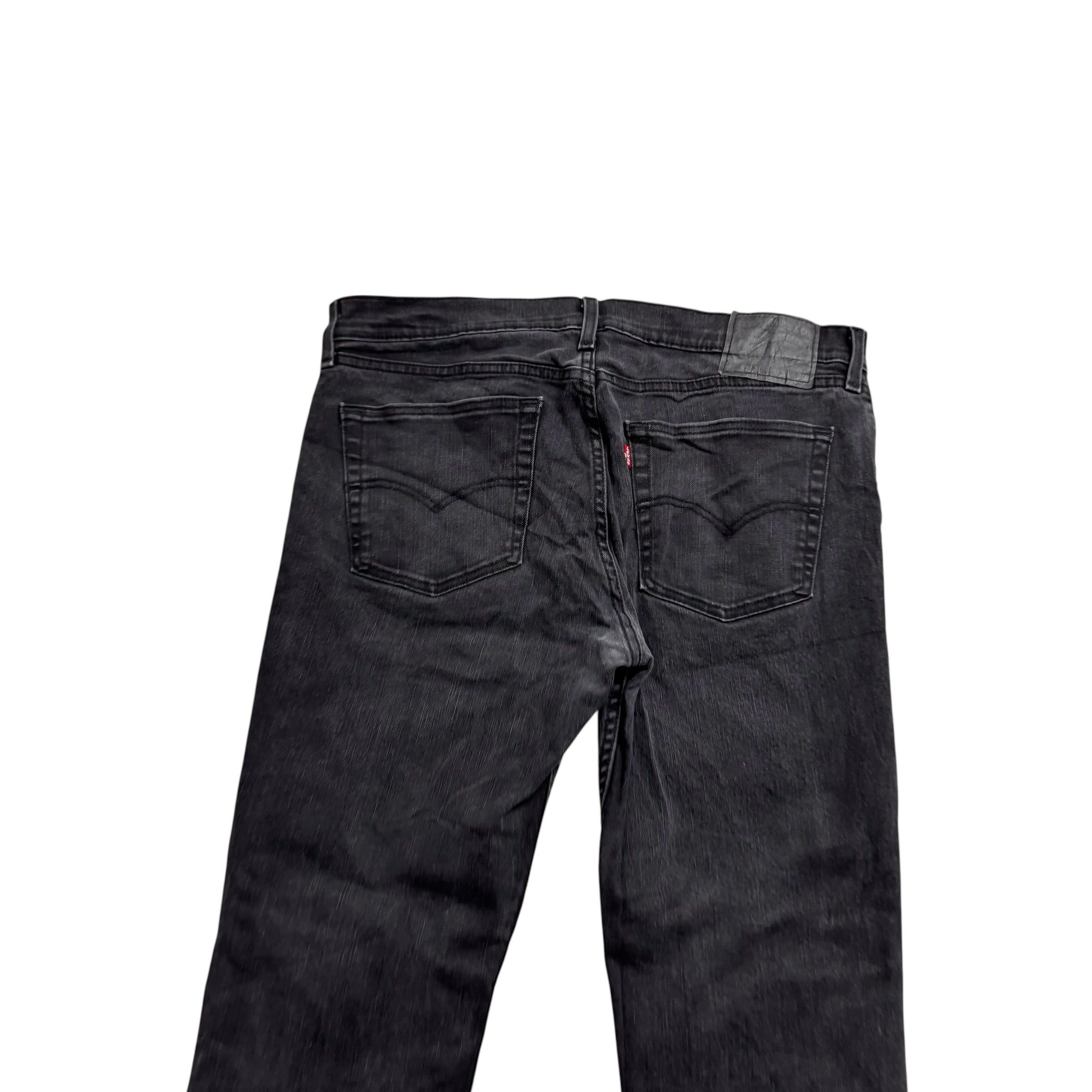 Levis 511 Jeans W36 L30 Mens Black Slim Fit Stretch Denim