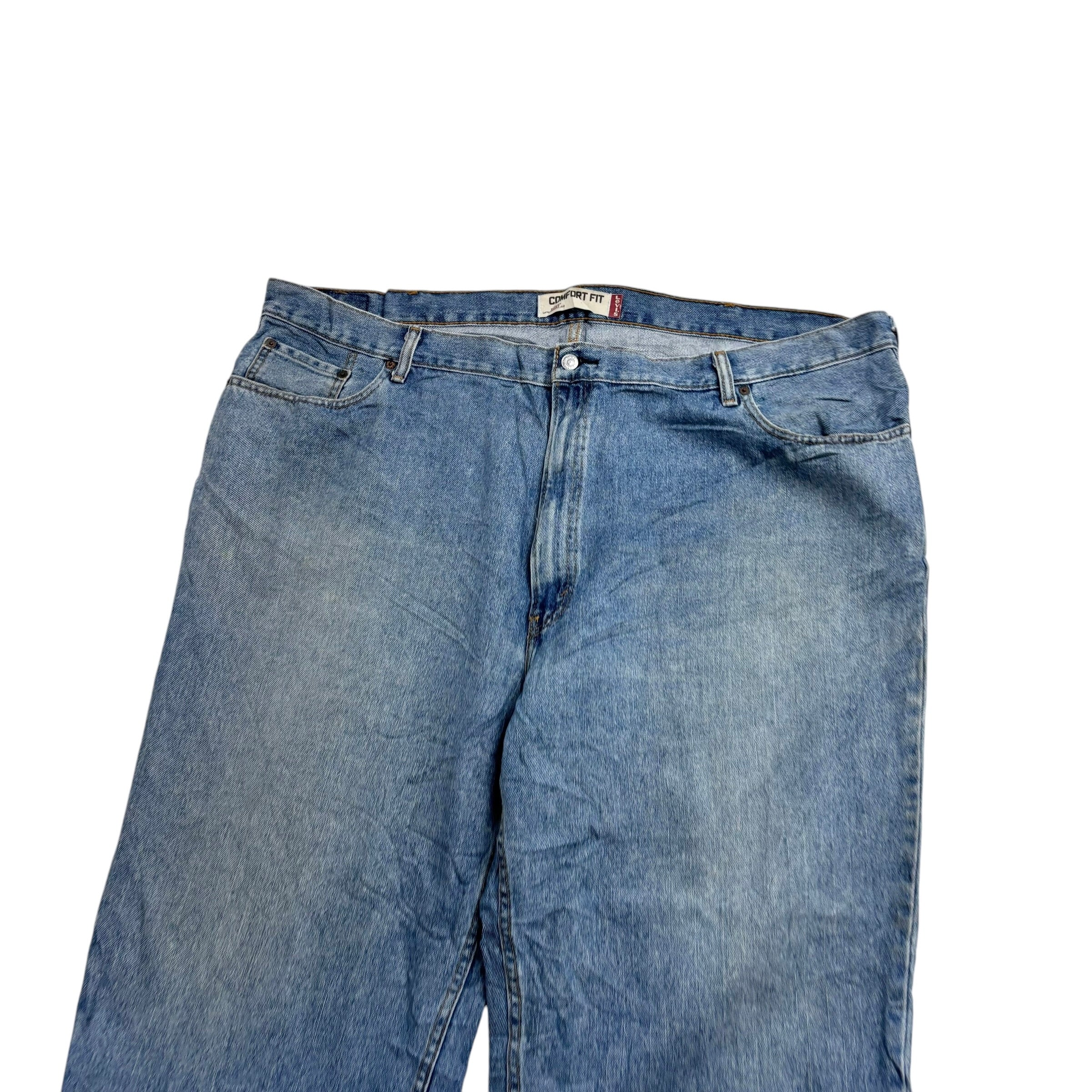 Levis 560 Jeans W50 L30 Mens Light Blue Baggy Relaxed Comfort Fit Vintage Denim