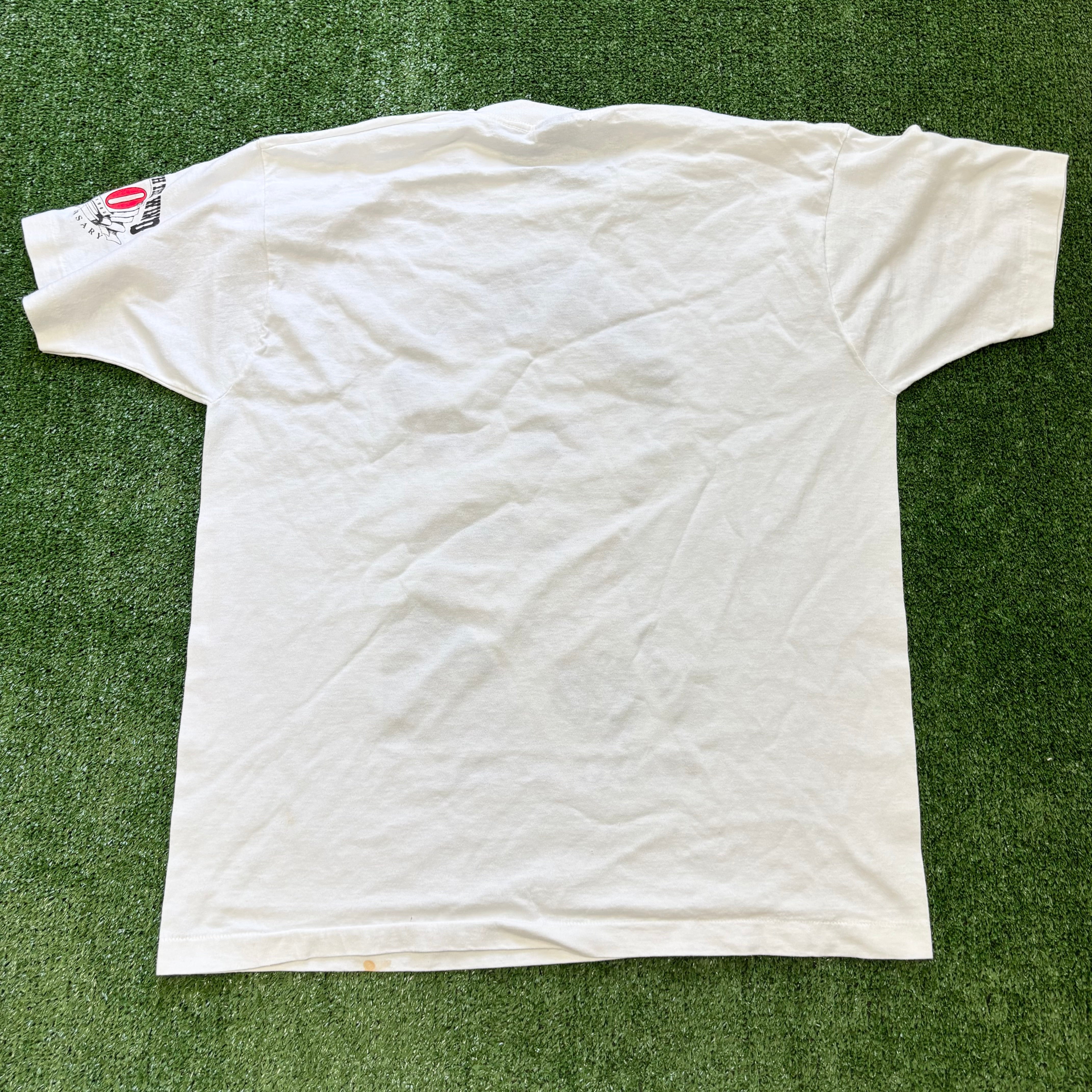 Vintage T Shirt Mens Large White Single Stitch Gone With The Wind Film 80s