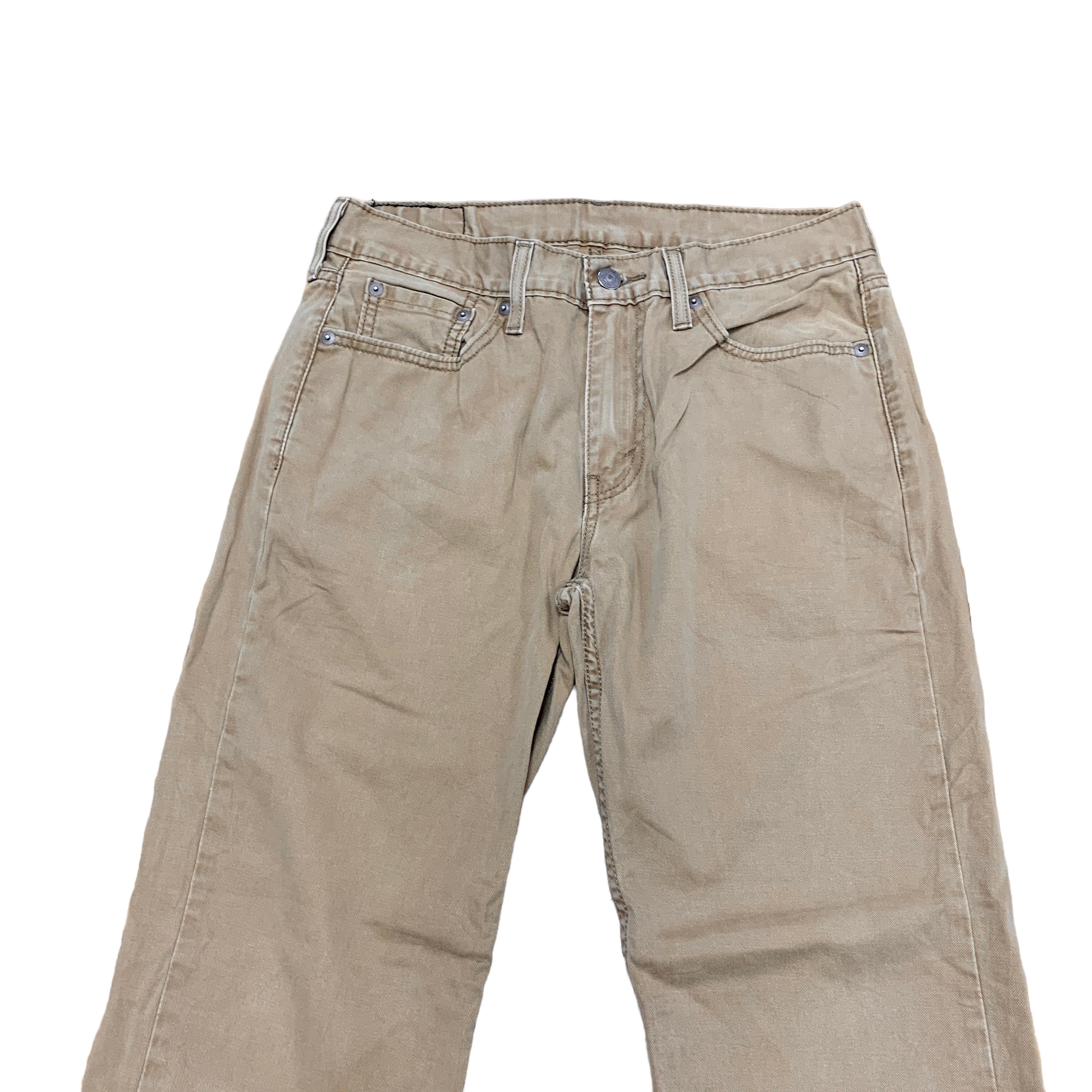 Levis 514 Trousers W30 L30 Mens Chino Brown Straight Fit