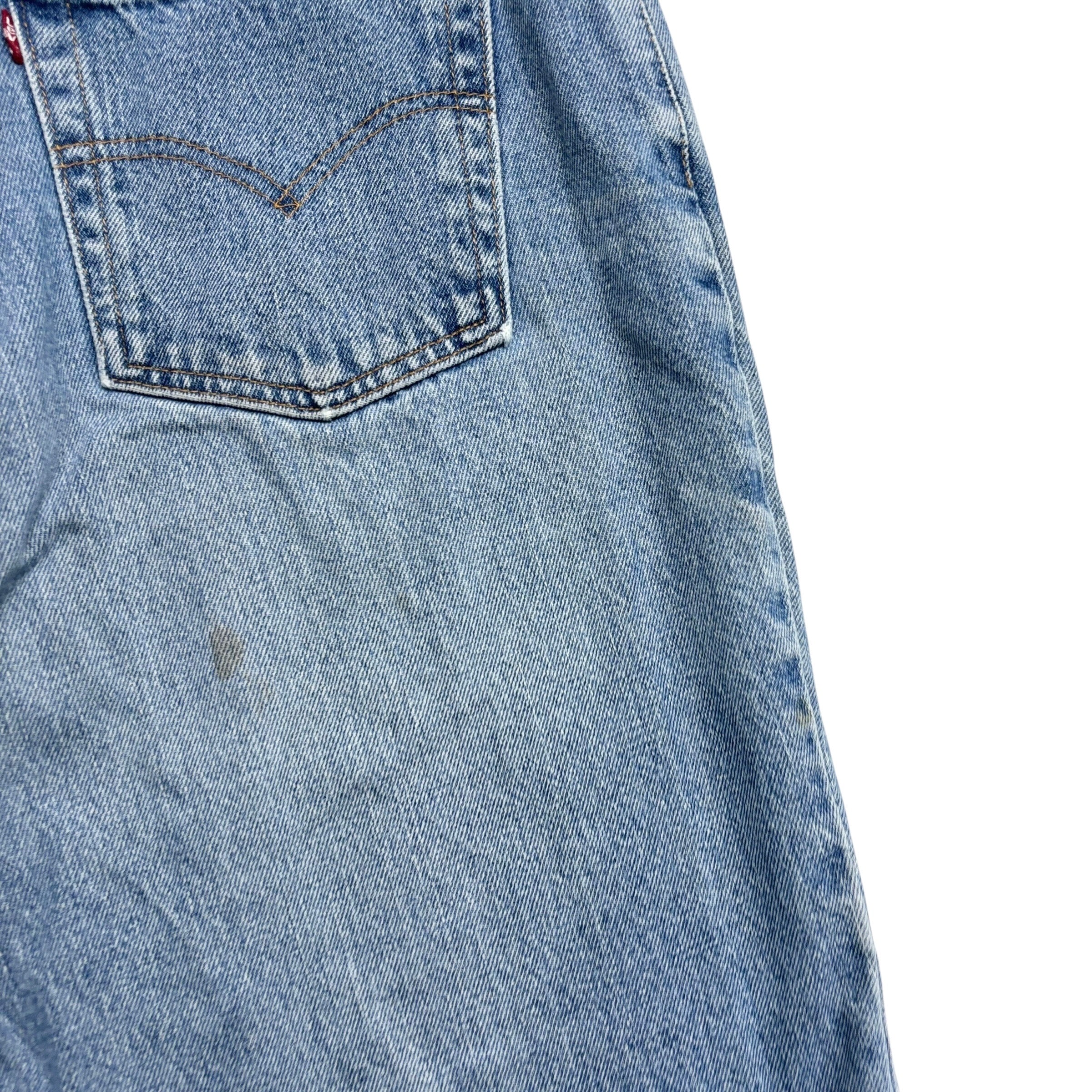 Levis 550 Jeans W32 L32 Womens Mid Blue Relaxed Tapered Fit Vintage