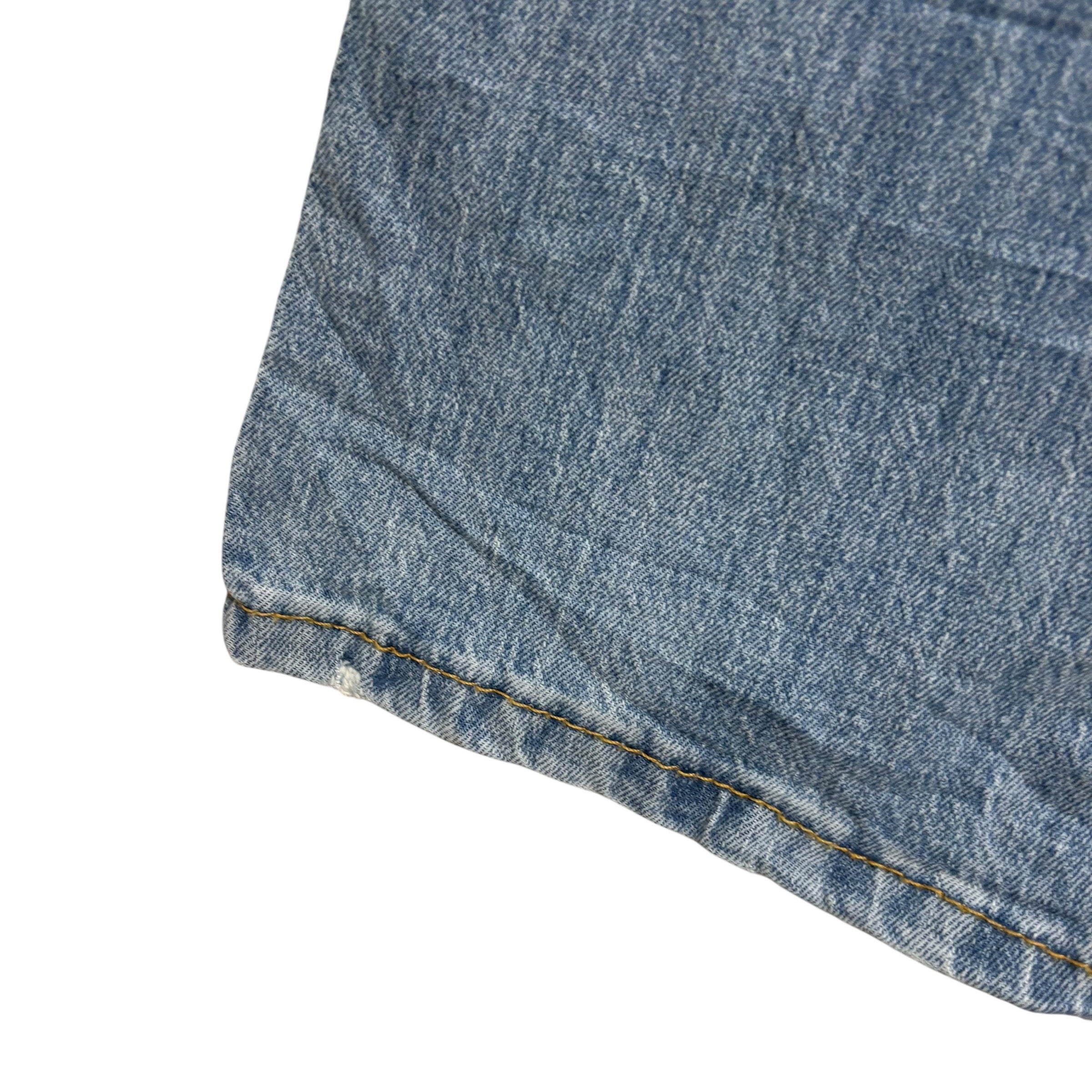 Levis 505 Jeans W32 L30 Mens Light Blue Regular Straight Fit Stretch Denim