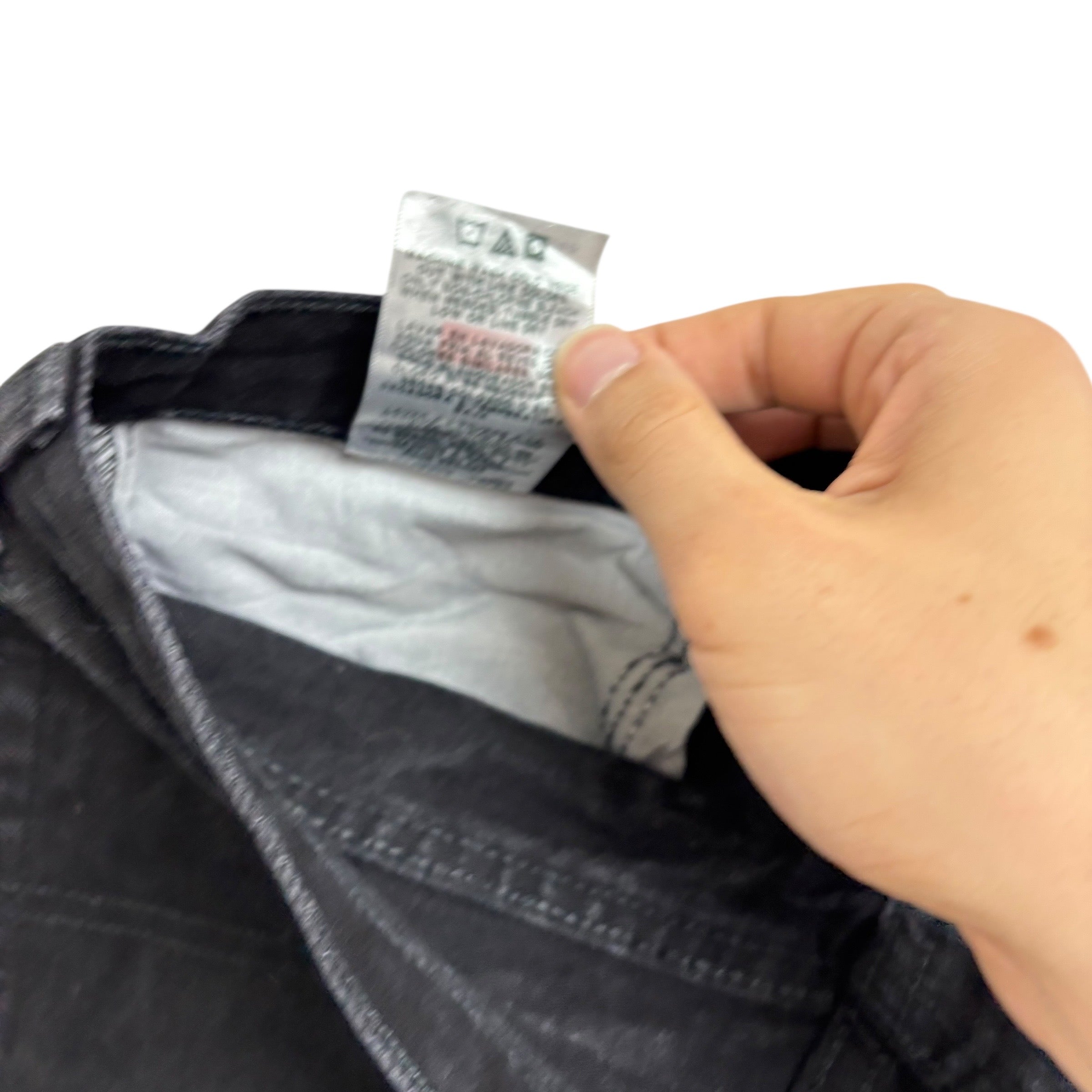 Wrangler Jeans W32 L34 Mens Black Relaxed Straight Fit Denim (E)