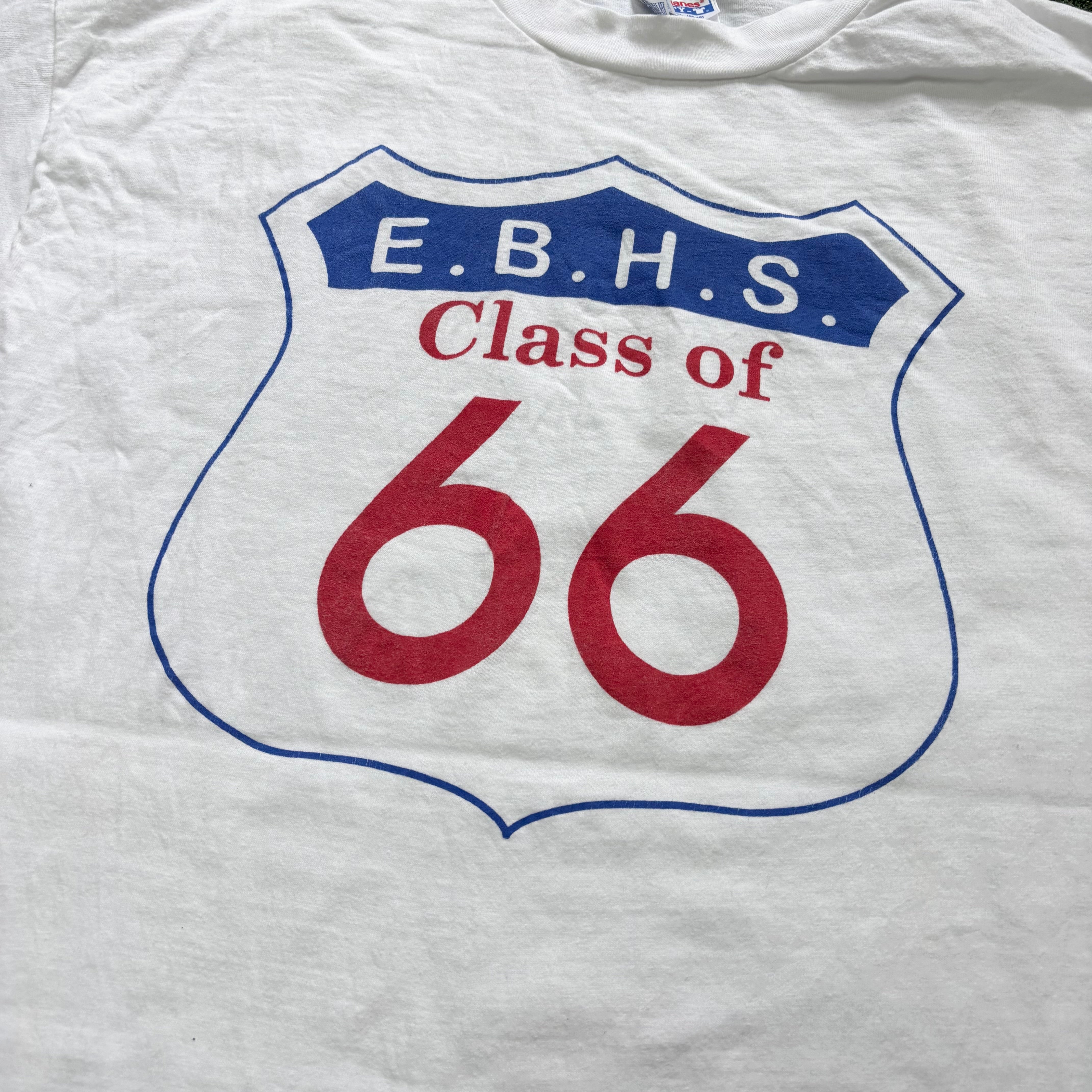 Vintage T Shirt Mens XL White Single Stitch Graphic Print 90s USA Beefy-T