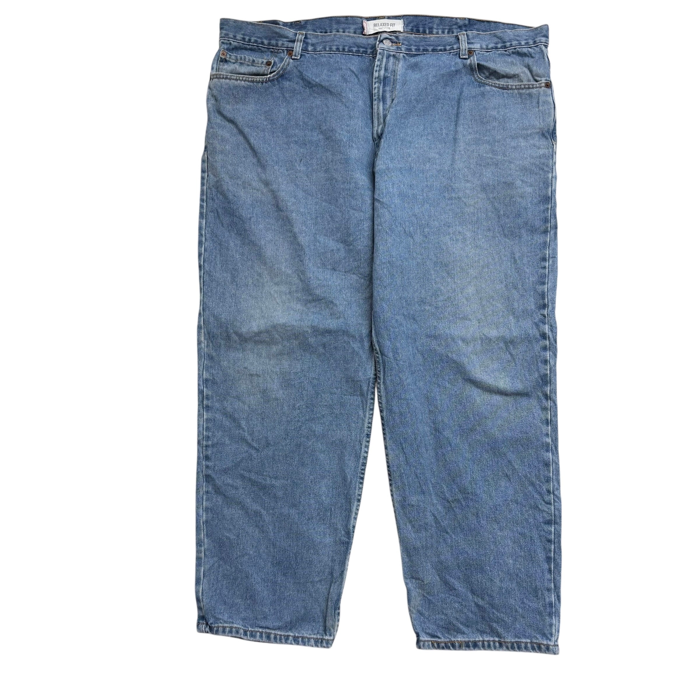 Levis 550 Jeans W46 L30 Mens Light Blue Baggy Relaxed Straight Fit Vintage Denim