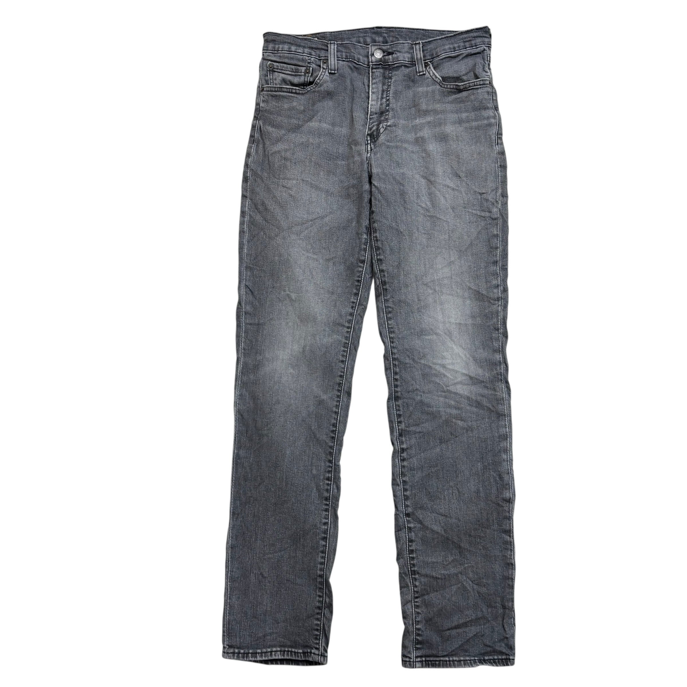Levis 511 Jeans W32 L32 Mens Grey Slim Fit Stretch Premium Denim (E)