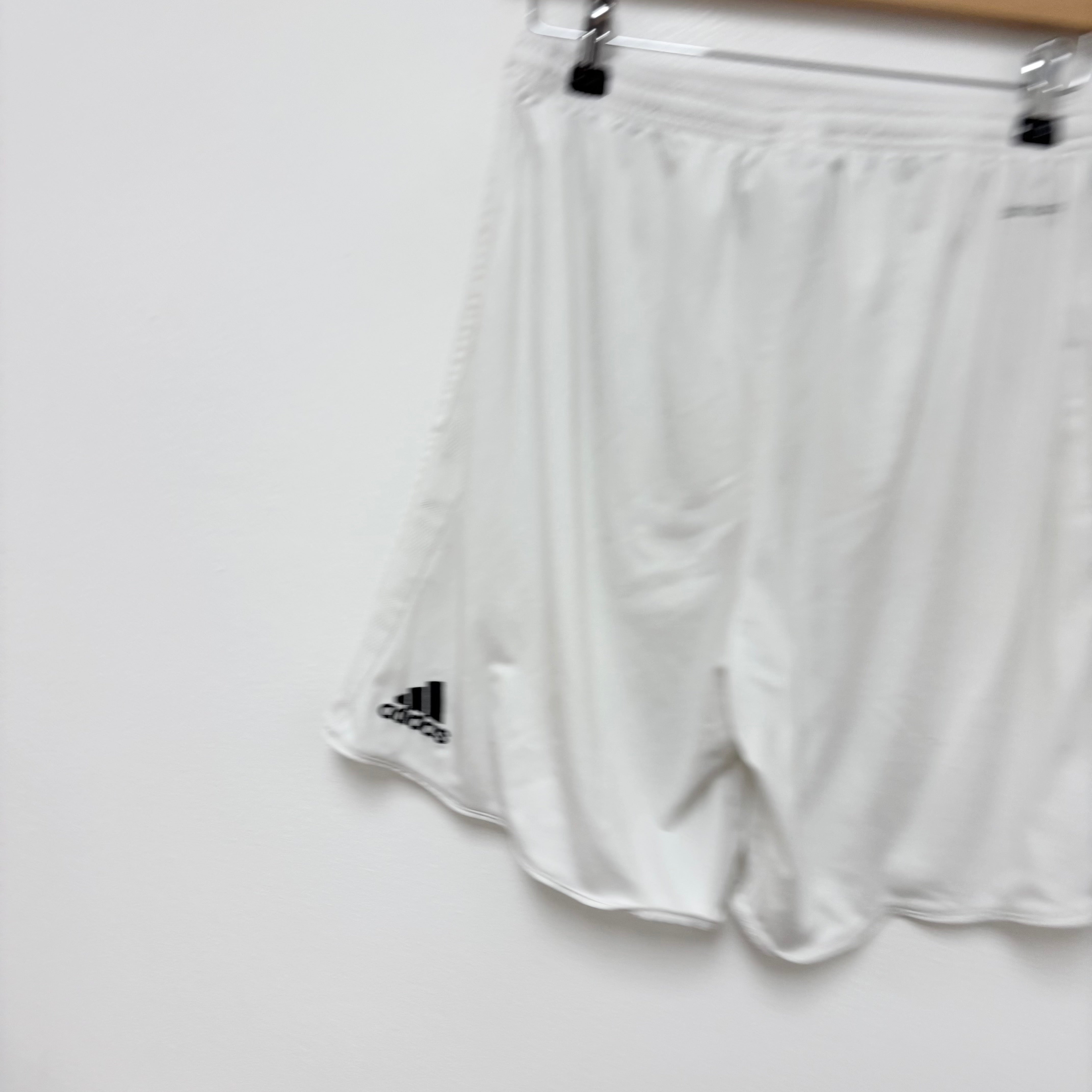 Adidas Shorts Mens Large White Sports Running Gym Athletic (F)