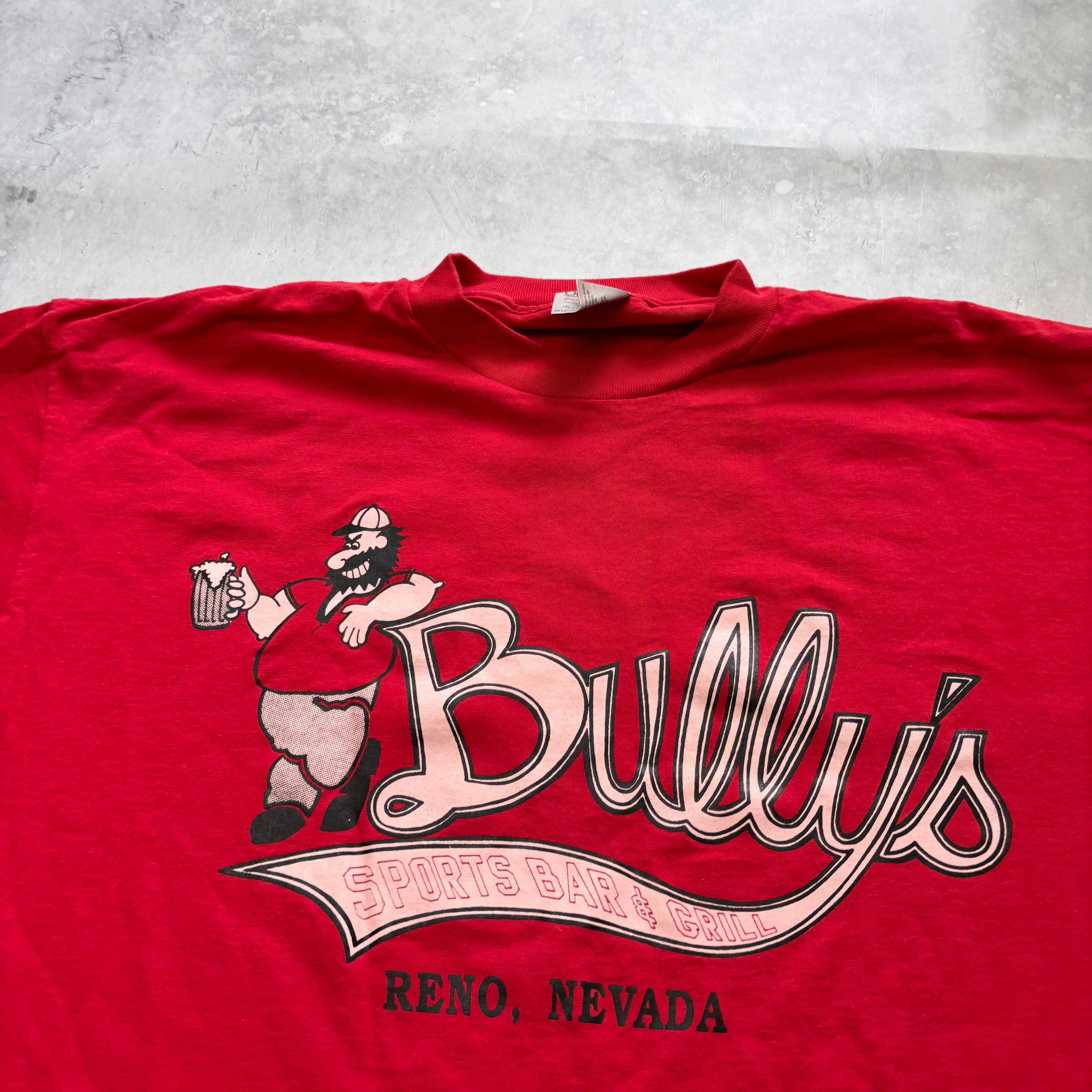 Vintage T Shirt Mens XXL Red Single Stitch Graphic Print 90s USA