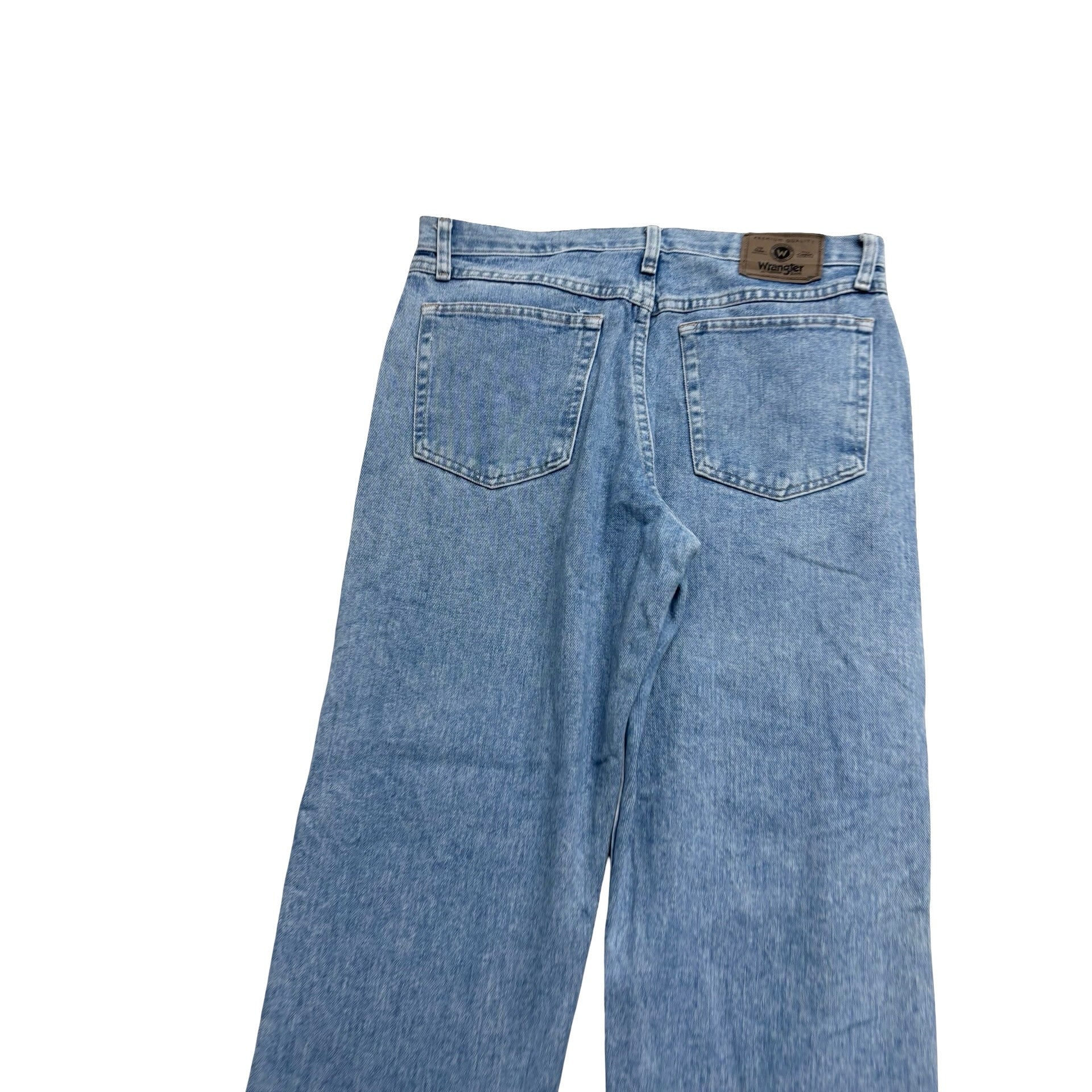 Wrangler Jeans W33 L32 Mens Light Blue Relaxed Straight Fit Denim (E)