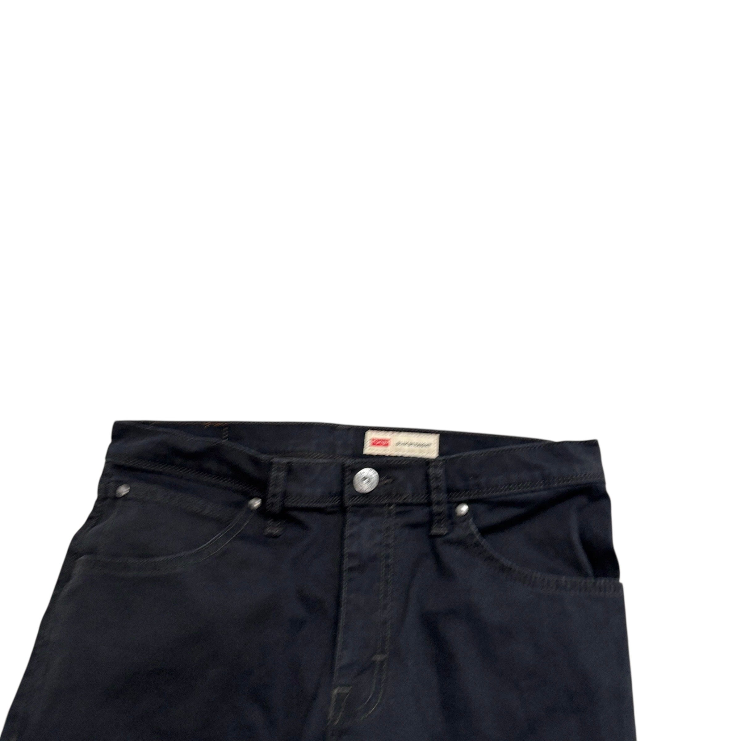 Wrangler Trousers W32 L32 Mens Black Regular Straight Fit Stretch Pants (E)