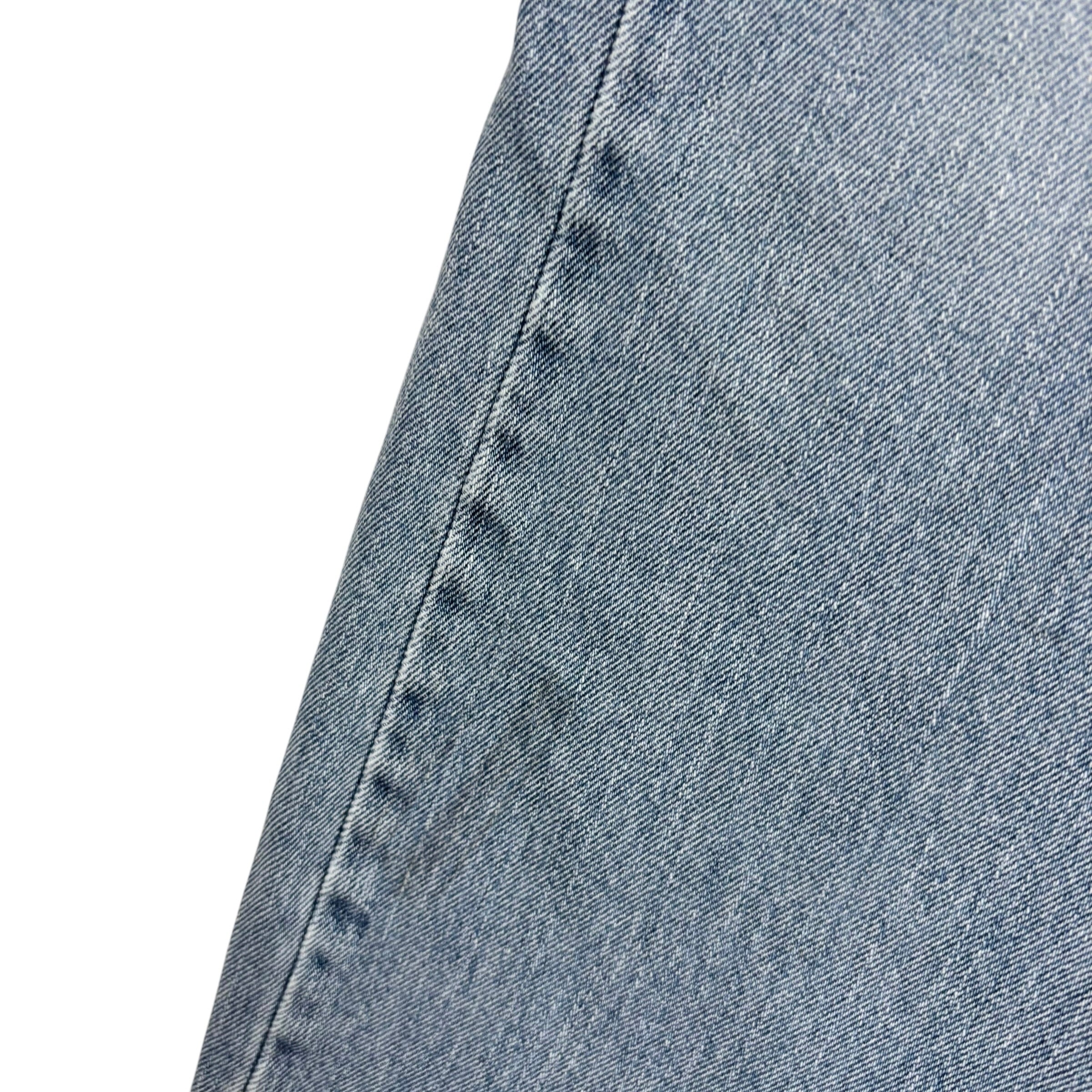 Levis 505 Jeans W36 L29 Mens Light Blue Regular Straight Fit Vintage Denim