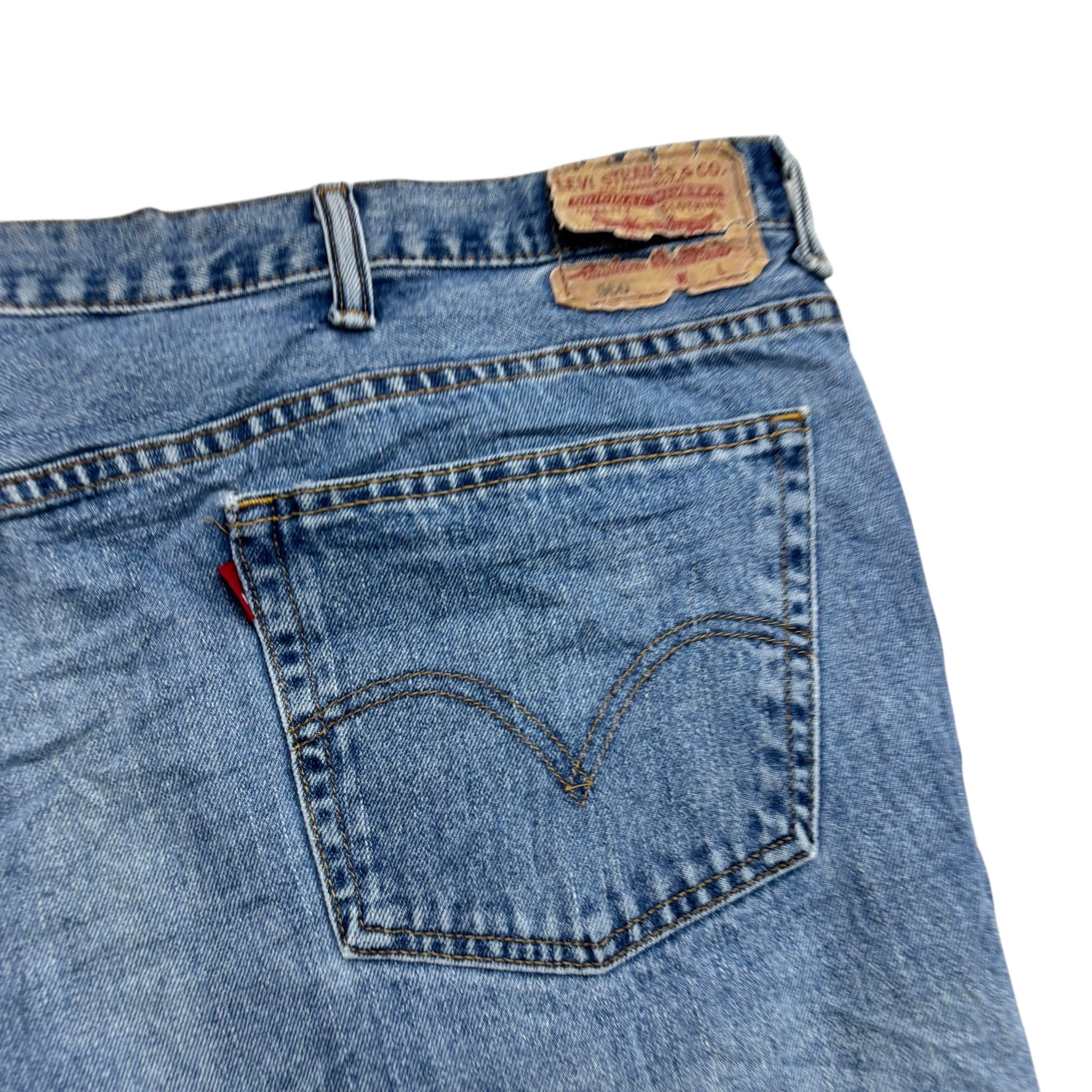Levis 560 Jeans W50 L30 Mens Light Blue Baggy Relaxed Comfort Fit Vintage Denim