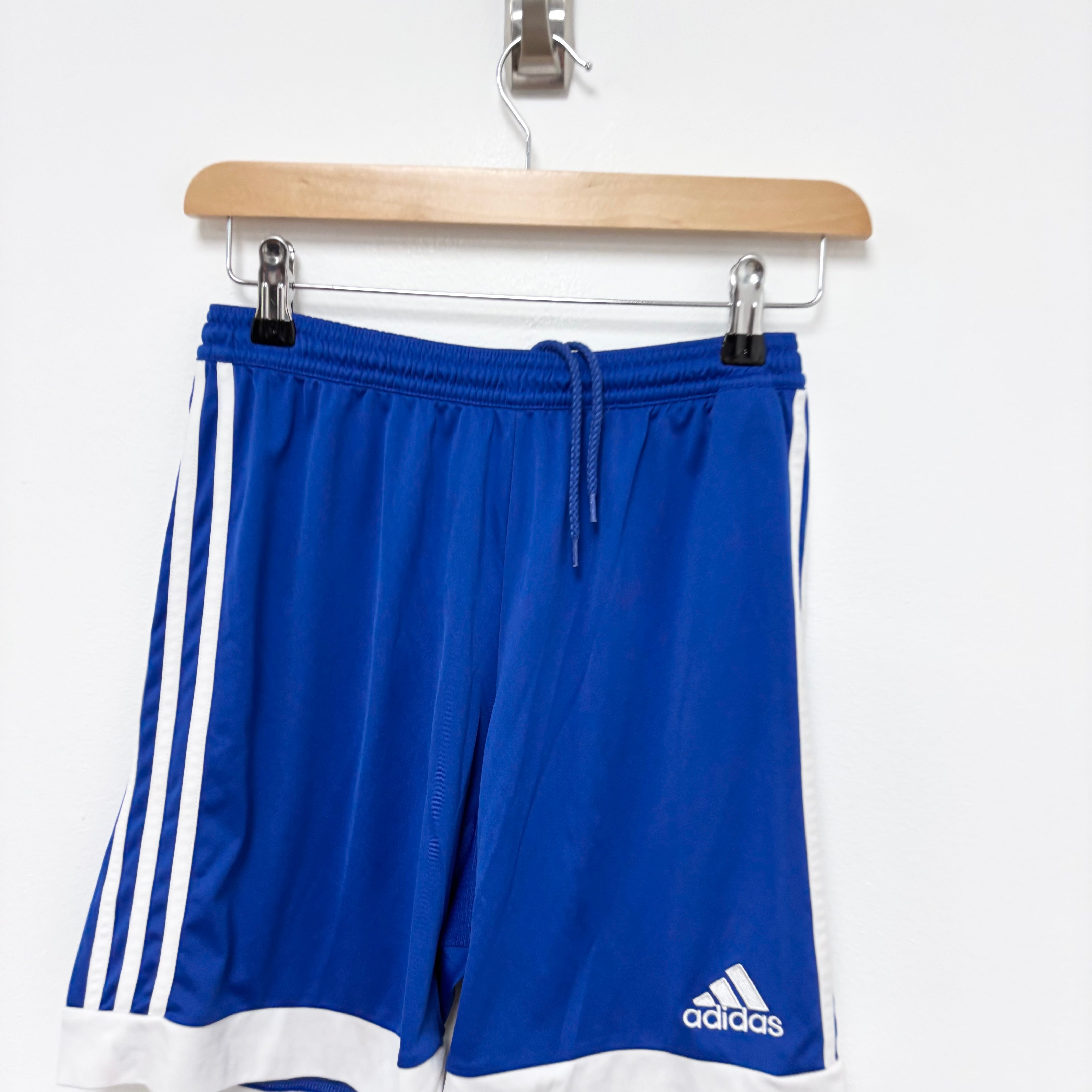 Adidas Shorts Mens Small Blue Sports Running Gym Athletic (E)