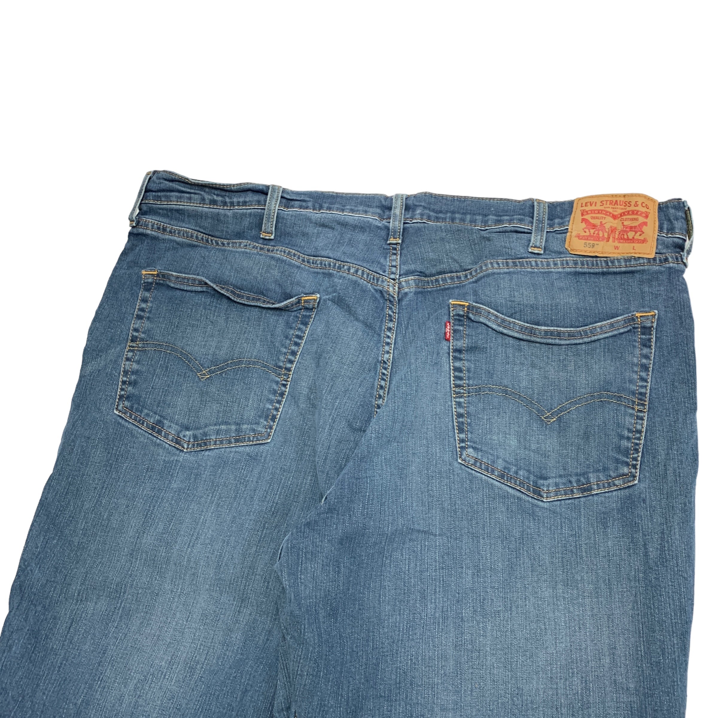 Levis 559 Jeans W46 L29 Mens Dark Blue Baggy Relaxed Fit Denim