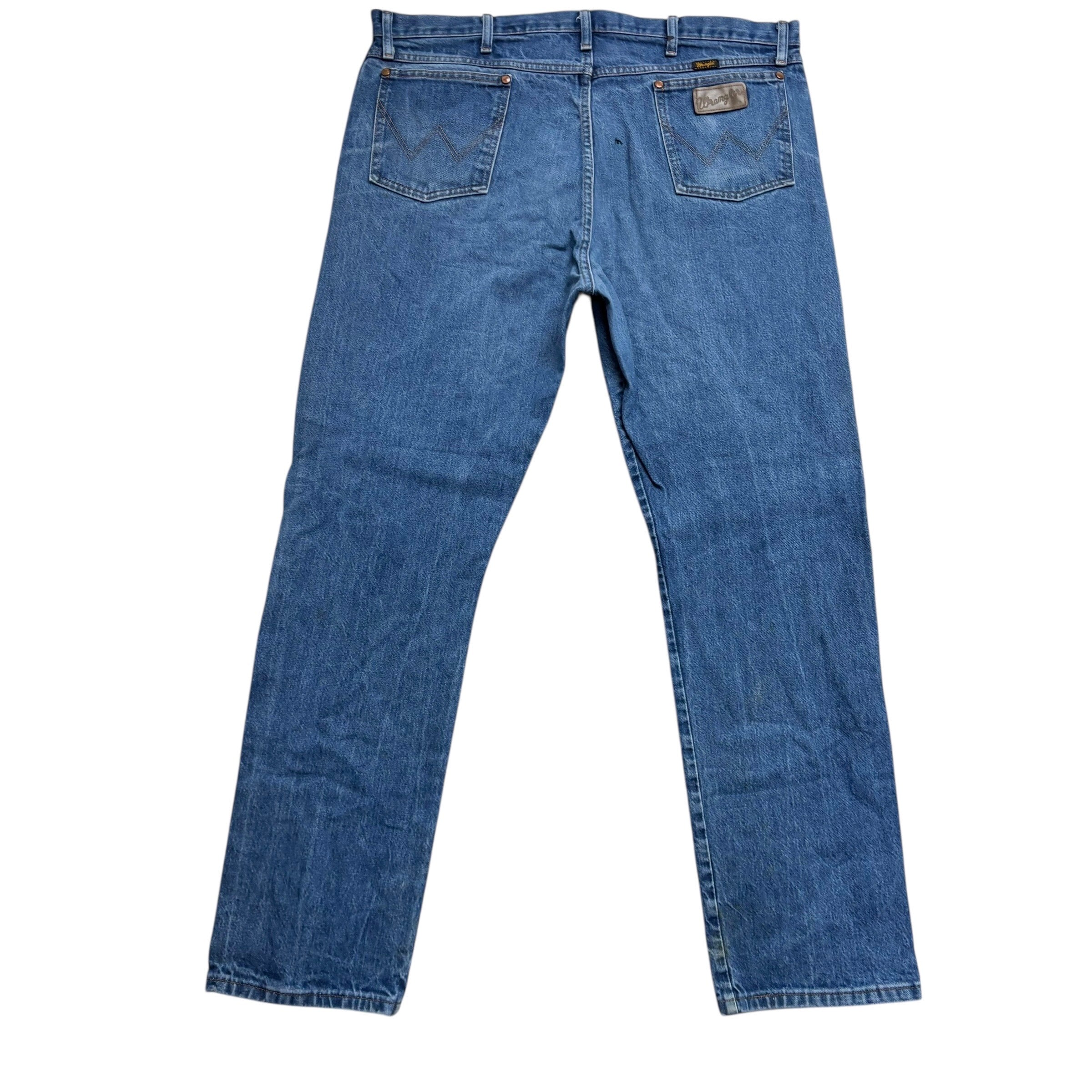 Wrangler Jeans Cowboy Cut W40 L33 Mens Mid Blue 13MWZ Original Fit Denim (F)