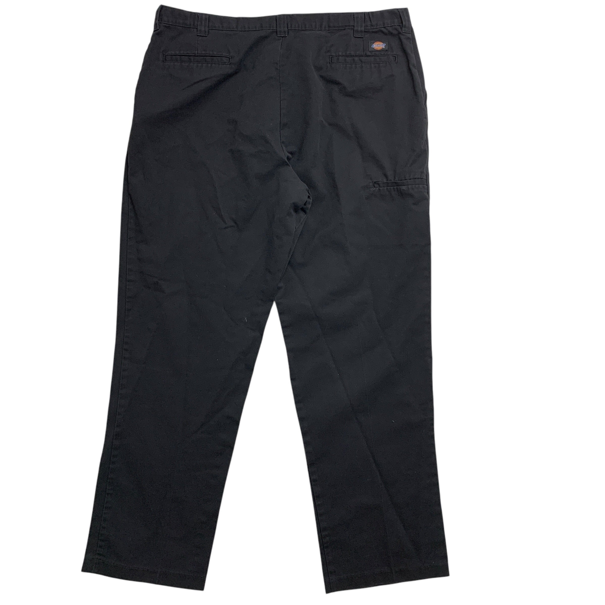 Dickies Trousers W42 L34 Mens Black Pants Baggy Relaxed Fit Workwear