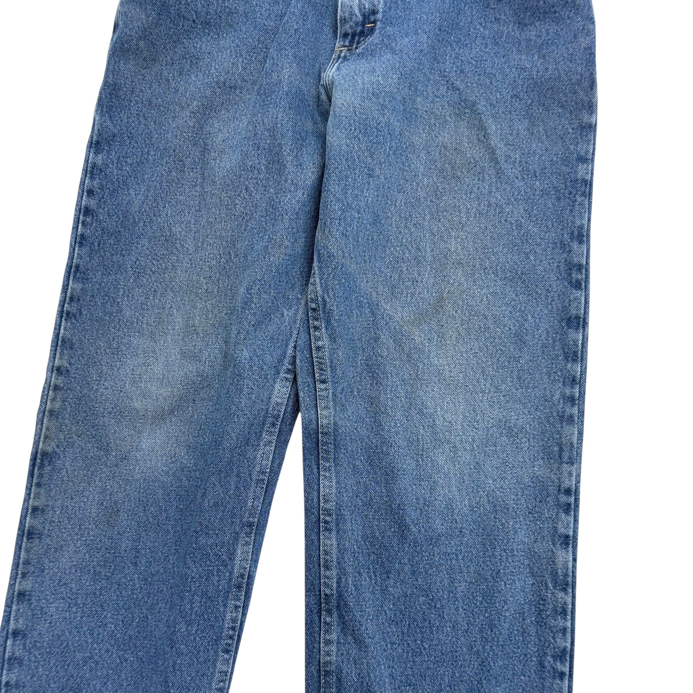 Wrangler Jeans W32 L32 Mens Mid Blue Regular Straight Fit Denim