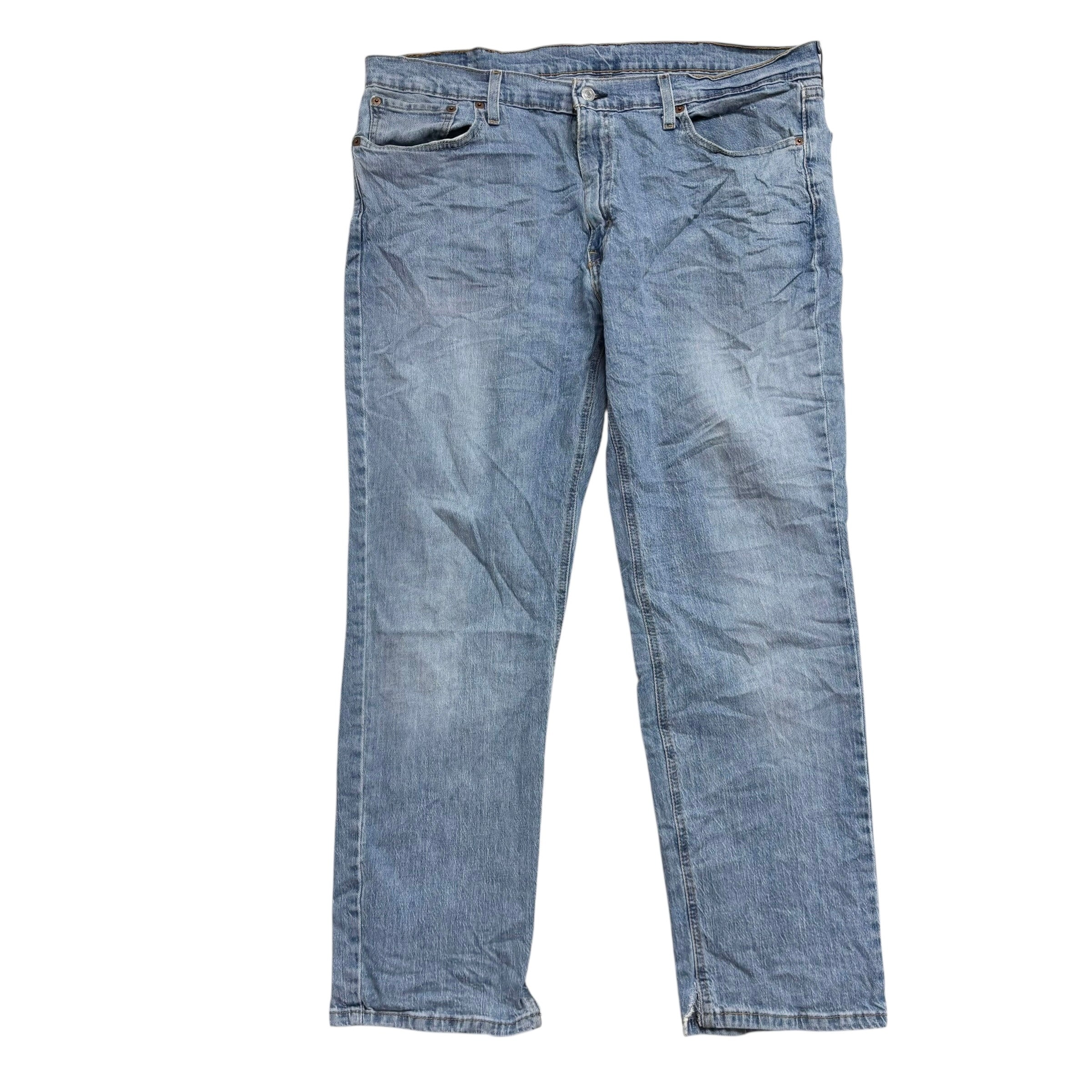 Levis 541 Jeans W38 L30 Mens Light Blue Athletic Tapered Fit Stretch Denim (F)