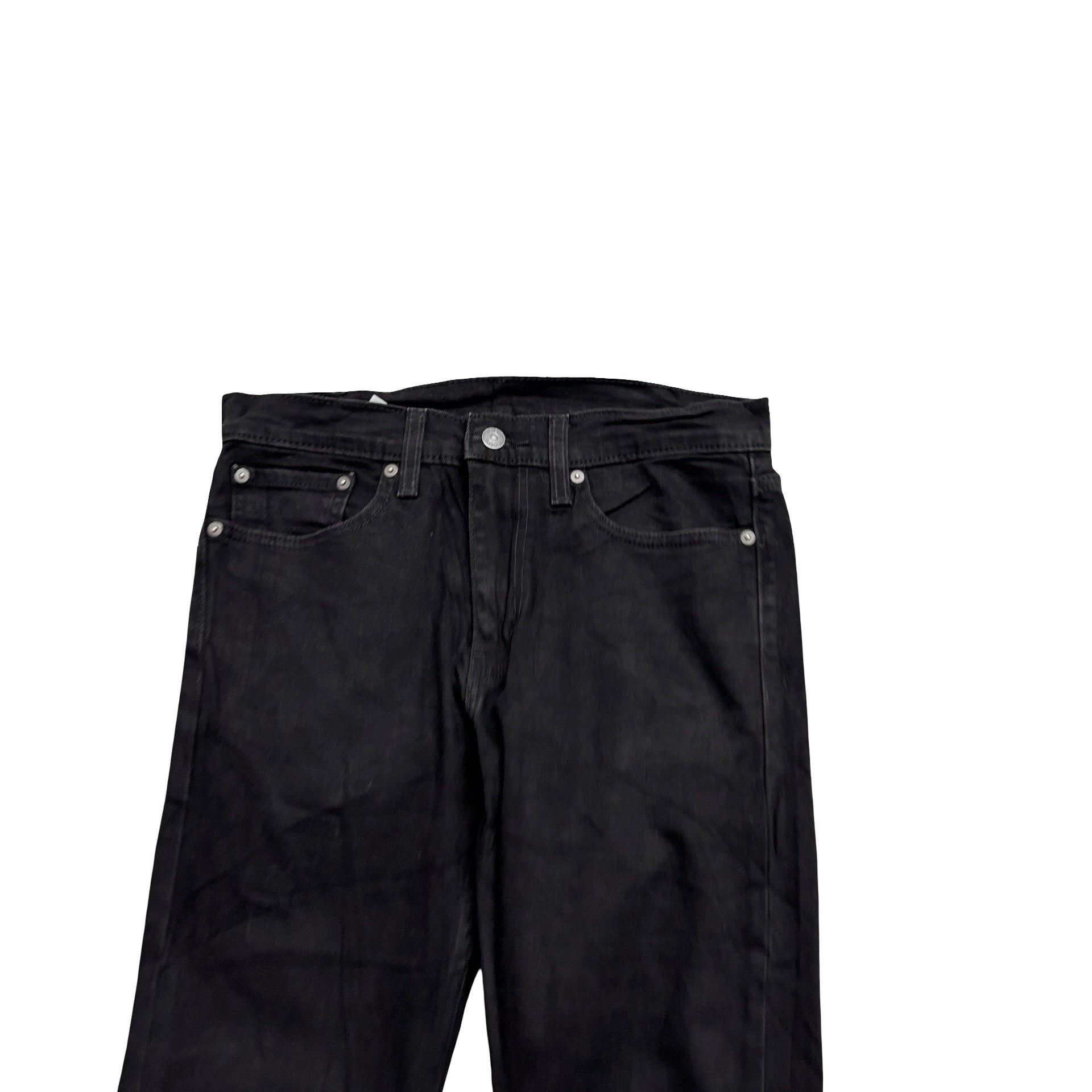 Levis 510 Jeans W30 L31 Mens Black Skinny Fit Stretch Denim (E)
