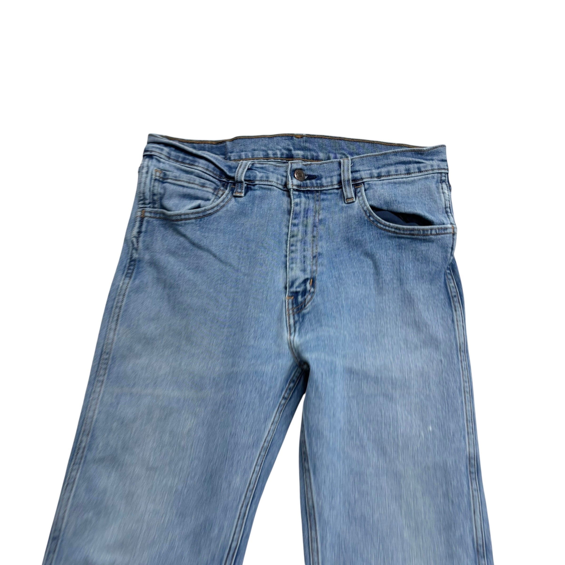 Levis Workwear Jeans W32 L34 Mens Light Blue Slim Straight Fit Stretch (F)