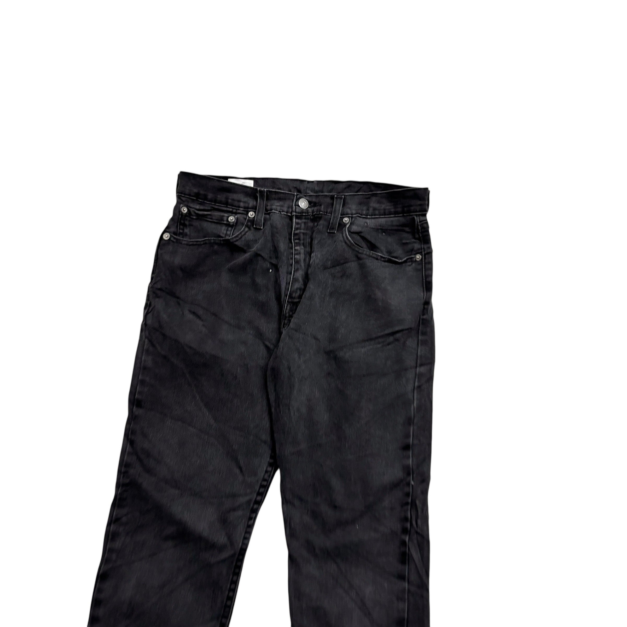 Levis 512 Jeans W32 L29 Mens Black Slim Tapered Fit Stretch Denim