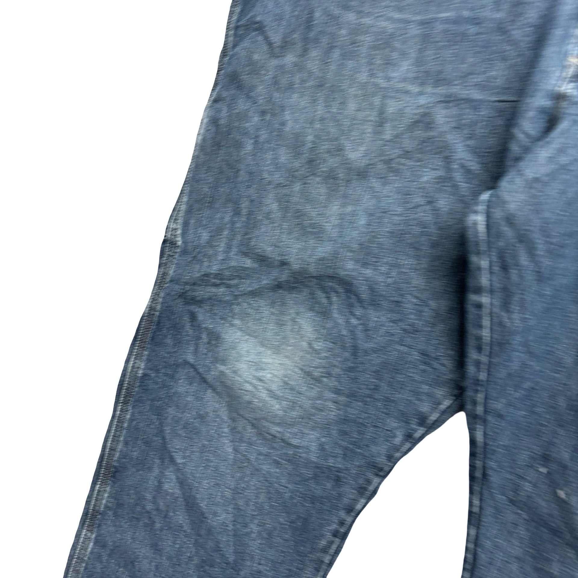 Wrangler Carpenter Jeans W46 L30 Mens Dark Blue Baggy Relaxed Fit Denim