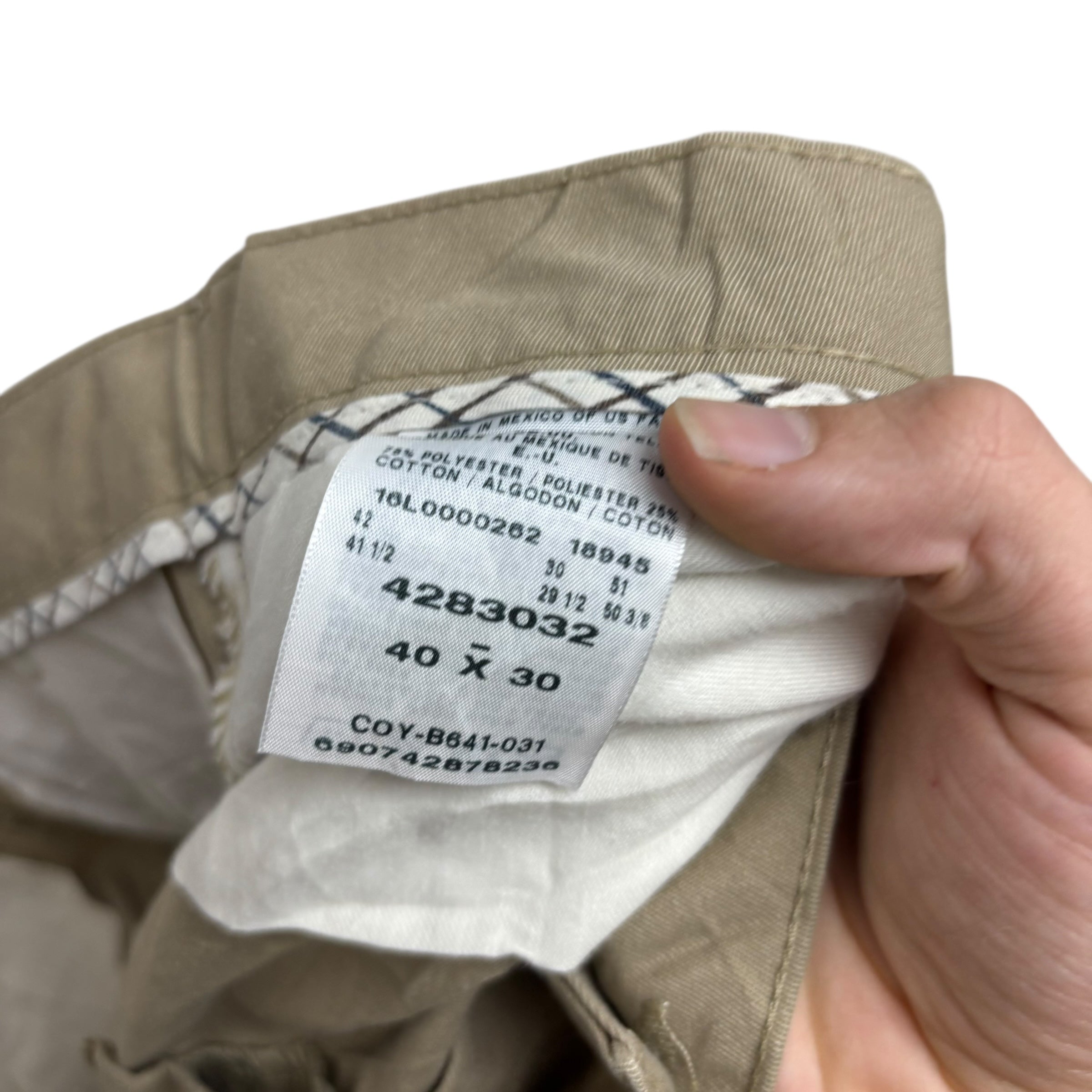 Lee Trousers W40 L30 Mens Beige Relaxed Fit Total Freedom Pants (E)