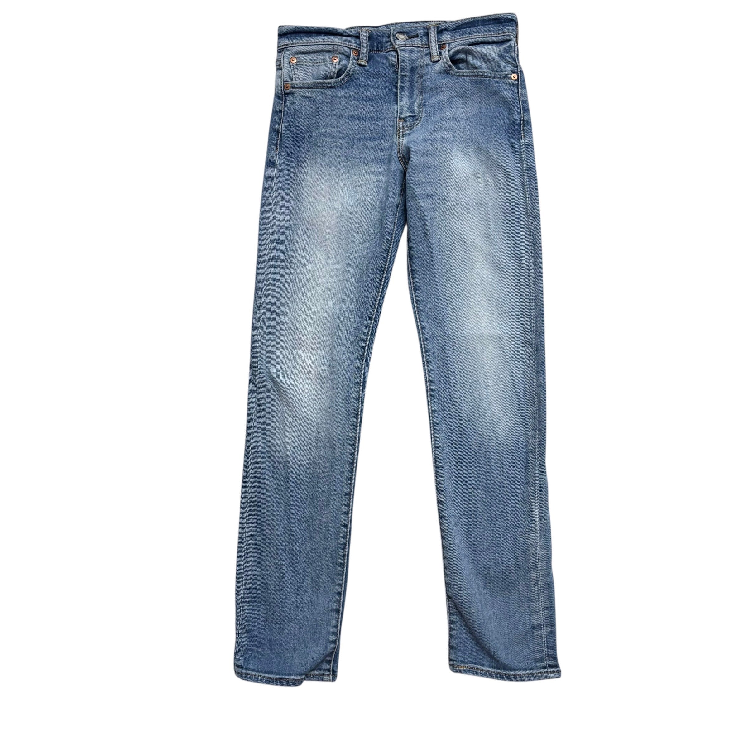 Levis 502 Jeans W29 L32 Mens Mid Blue Regular Tapered Fit Stretch Denim (E)