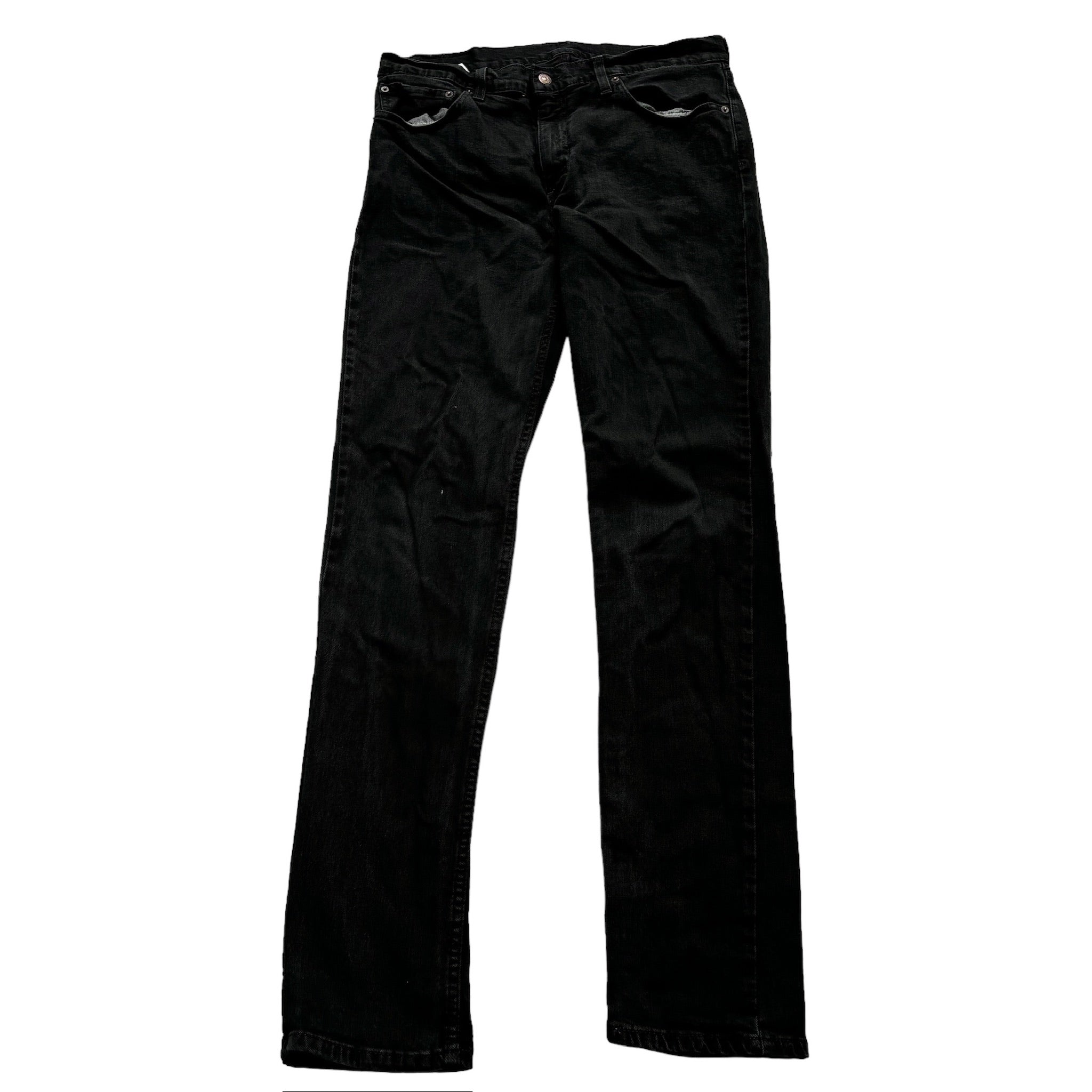 Levis 511 Jeans W34 L34 Mens Black Slim Fit Stretch Denim