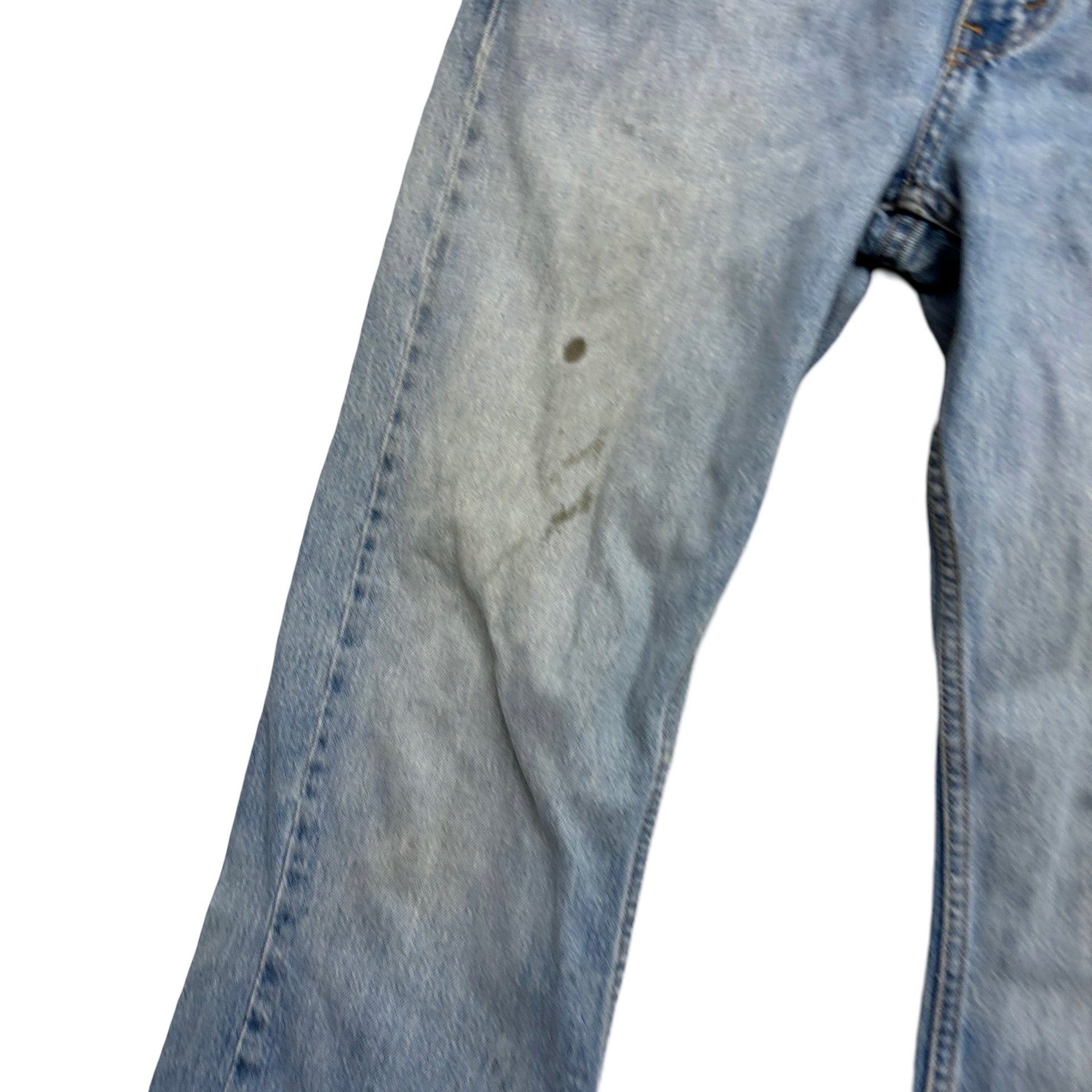 Levis 527 Jeans W34 L30 Mens Light Blue Regular Bootcut Fit Denim (F)